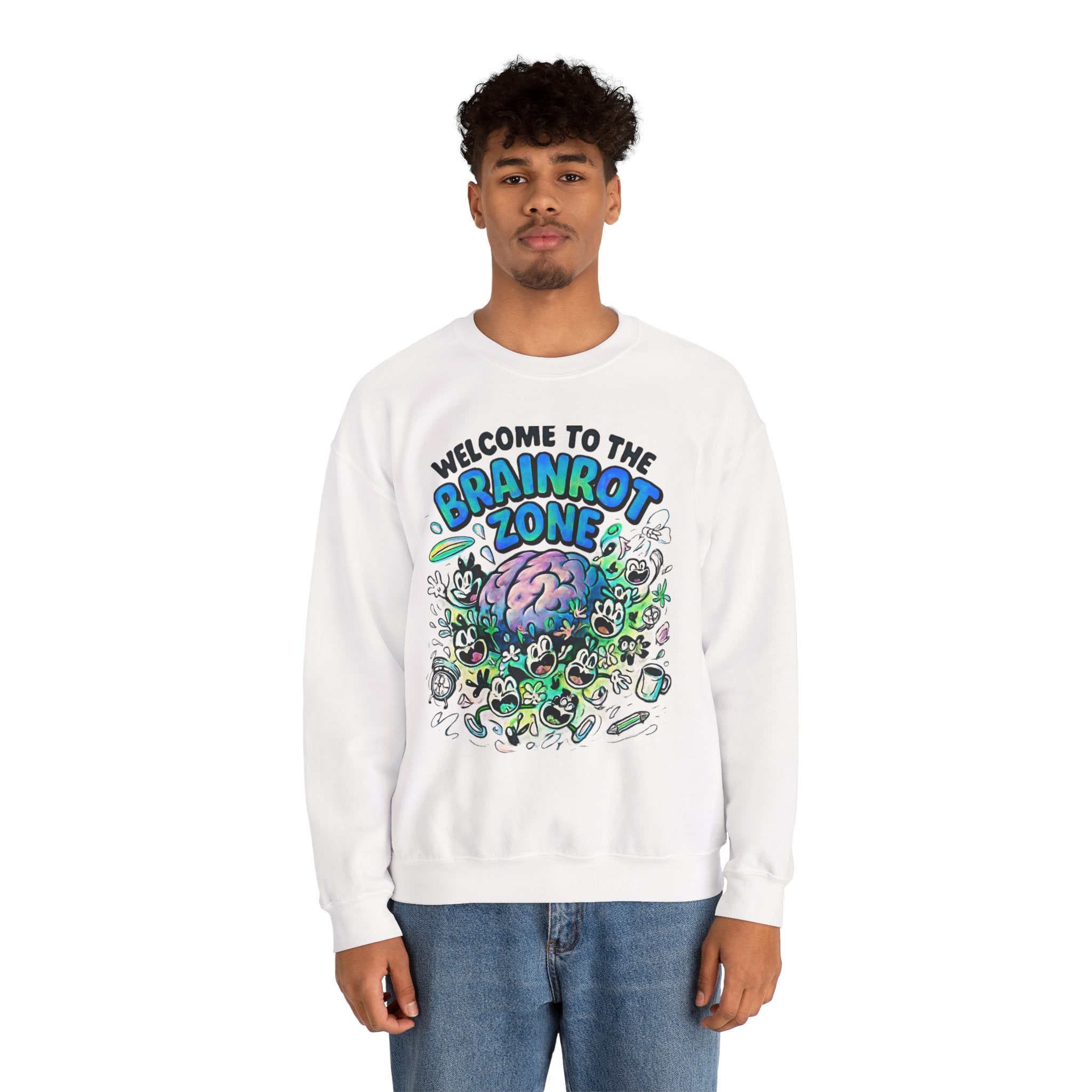 Brainrot Zone Unisex Heavy Blend™ Crewneck Sweatshirt