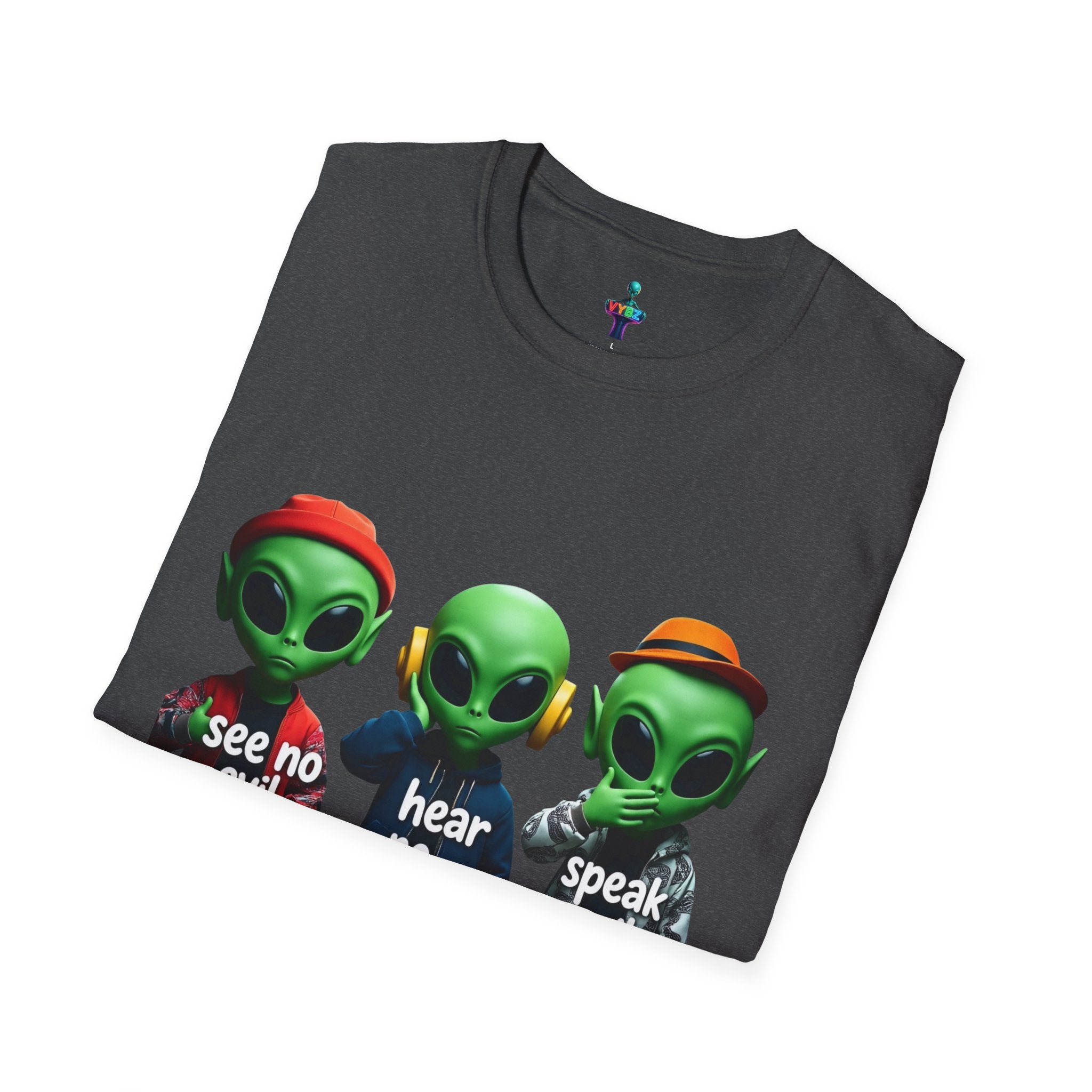 VYBZ Alien "See No Evil, Hear No Evil, Speak Evil" Unisex T-Shirt