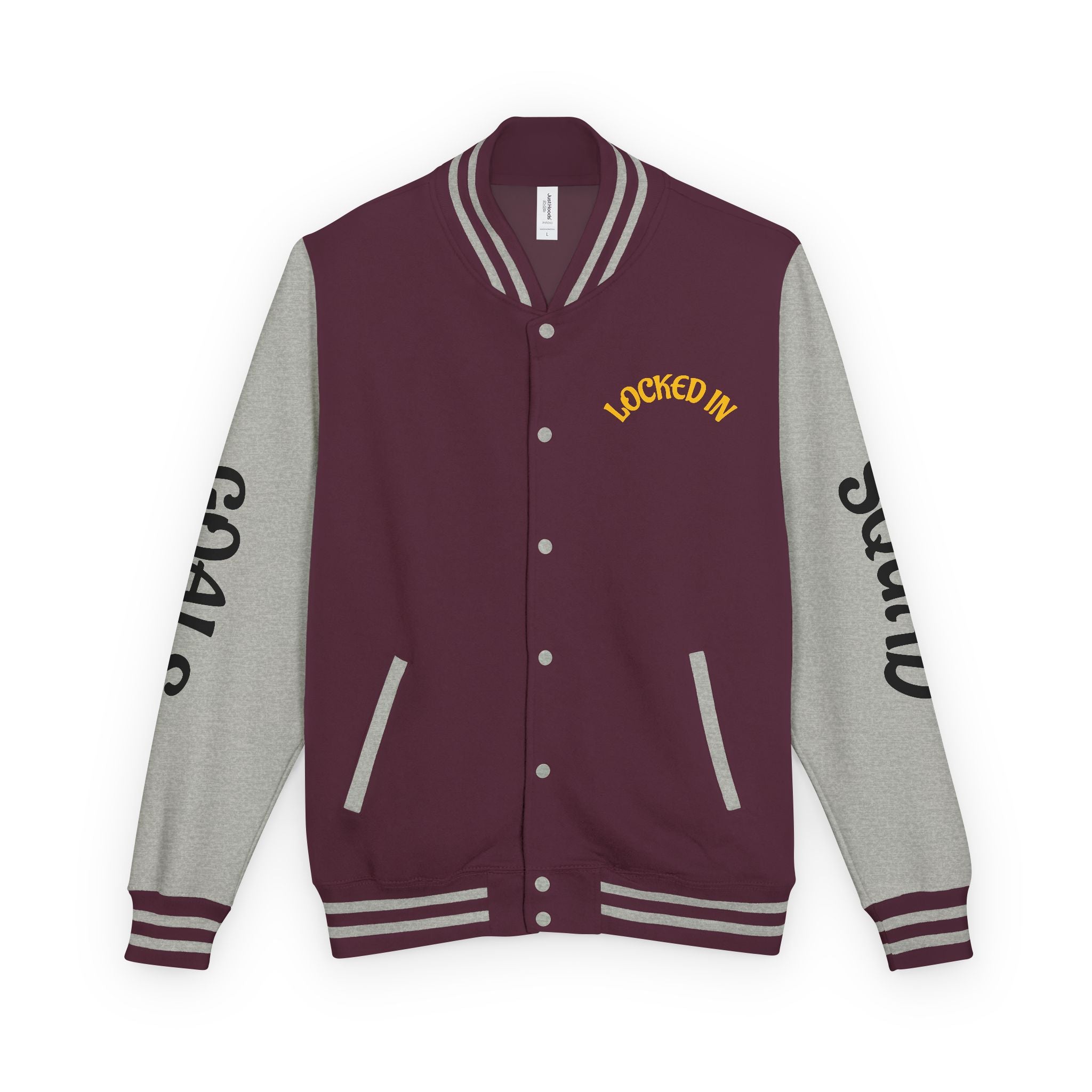 VYBZ "Locked In Goals" Heavyweight Letterman Jacket