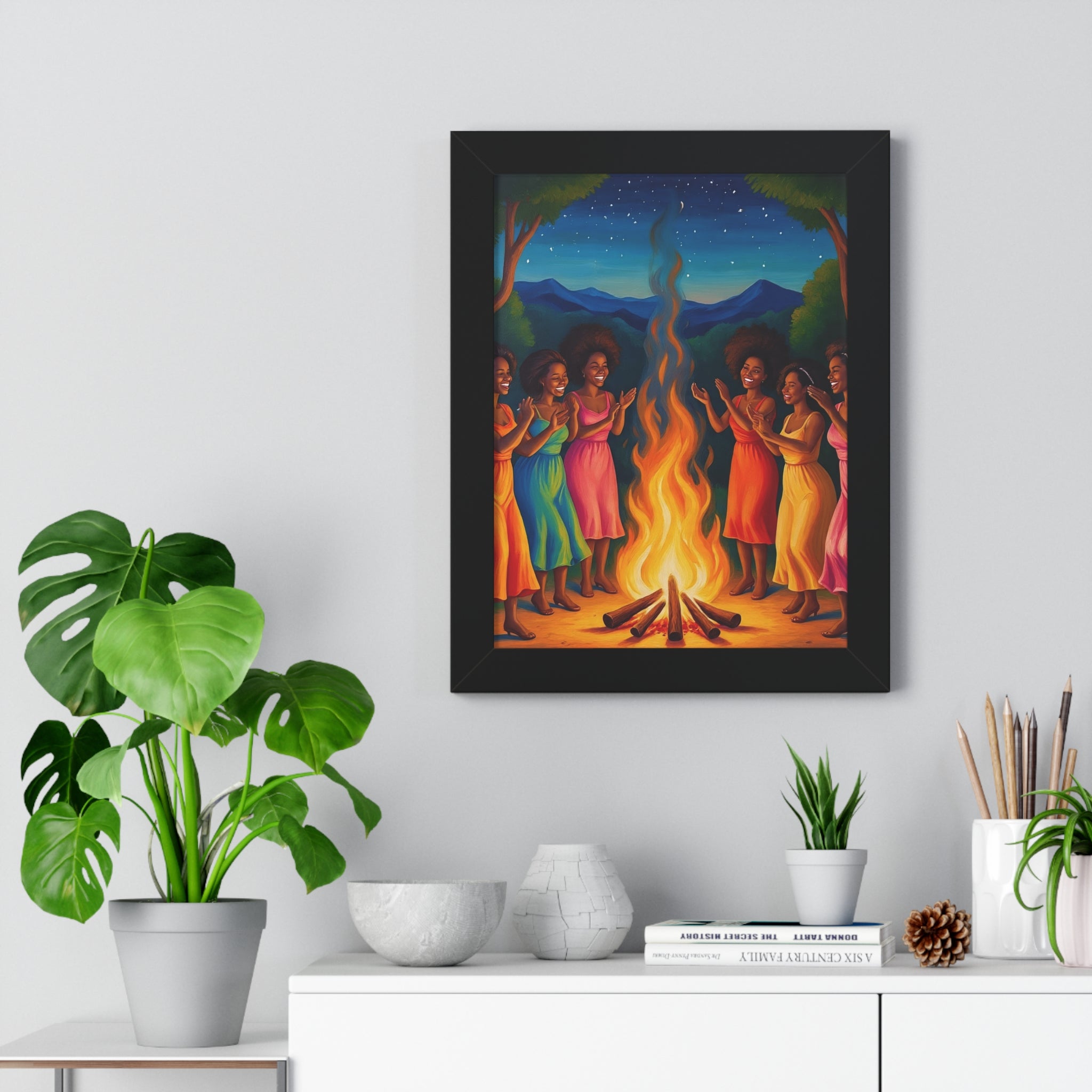 African American Women Dance Party Inspired Poster