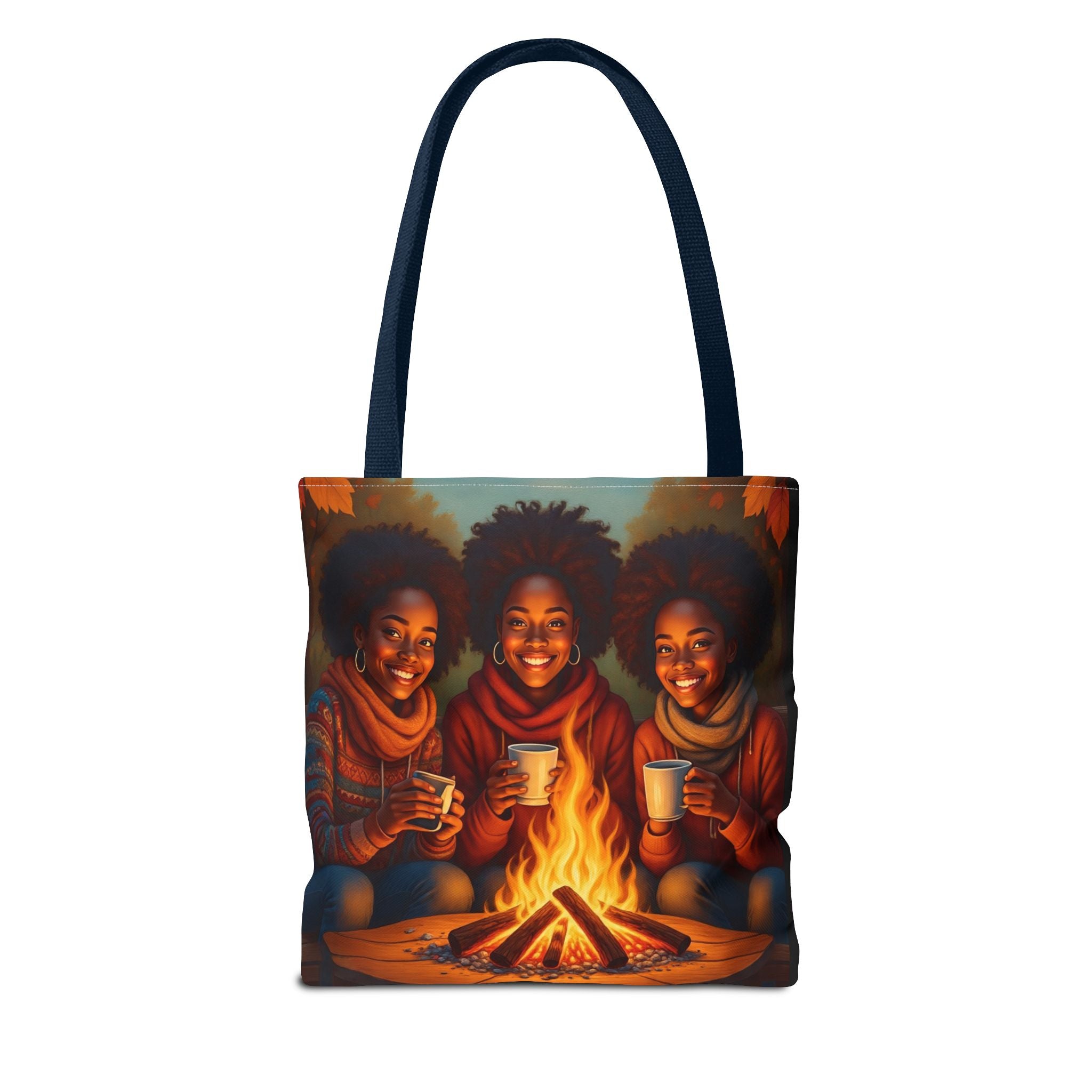 VYBZ Tote Bag - Exclusive Celebrating Sistah Circle Design Fall Bonfire
