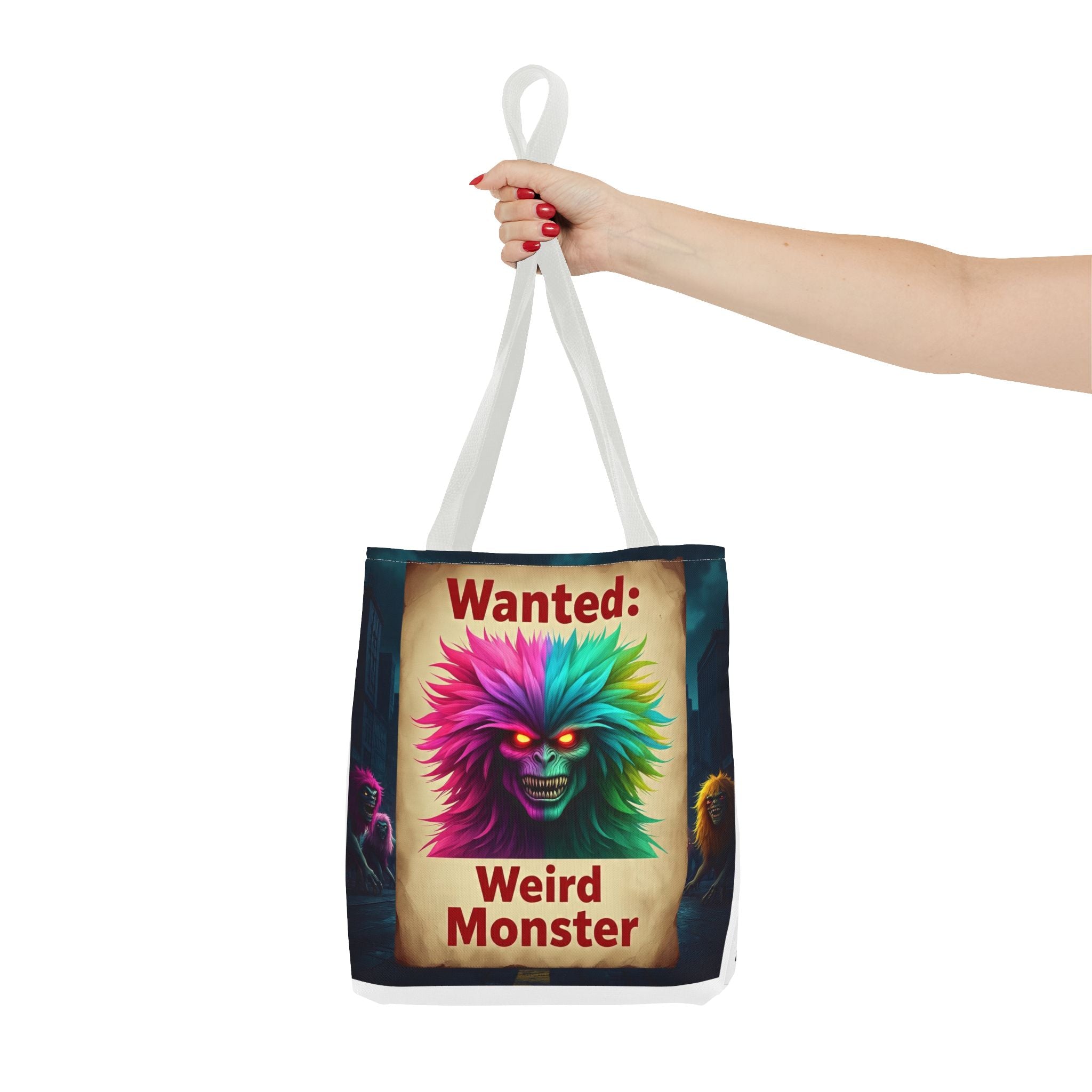 VYBZ Wanted Monster Print Tote Bag