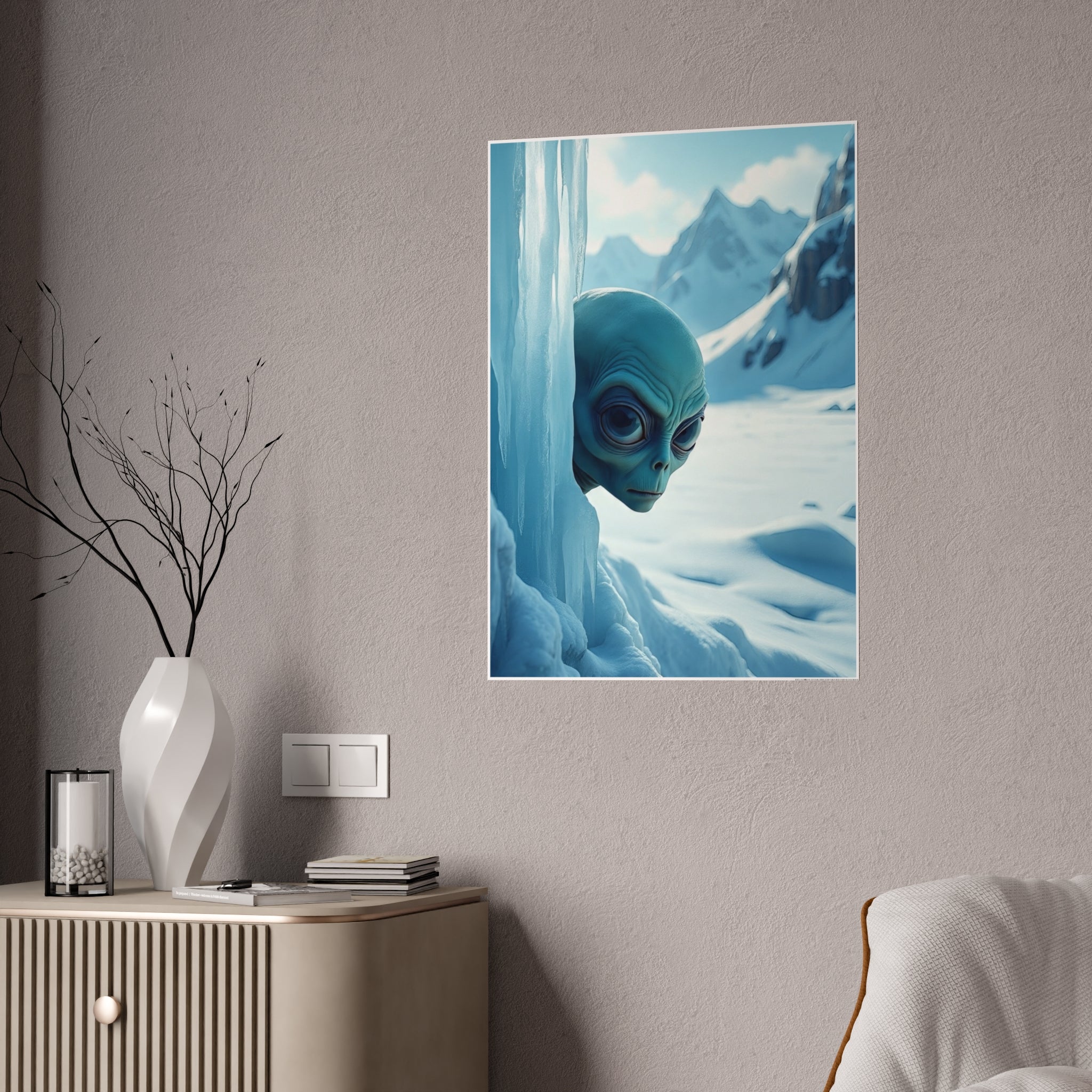 Glossy Alien Poster