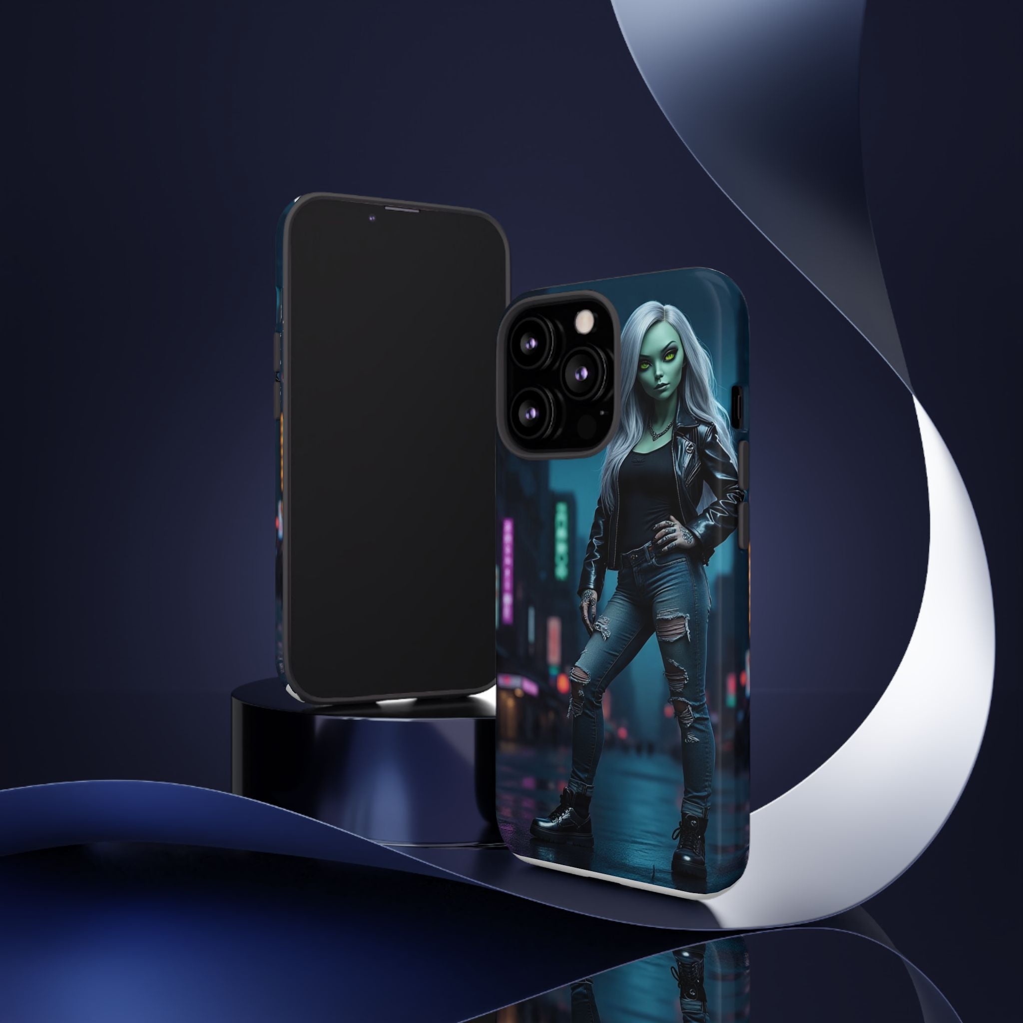 Alien Chic Tough Phone Case