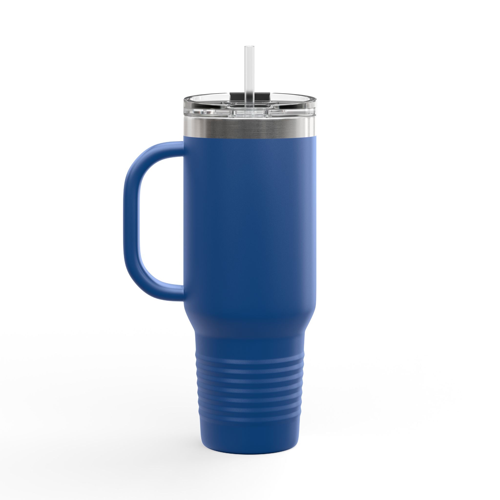 Insulated Travel Mug - Fun Motorcycle Dog Design