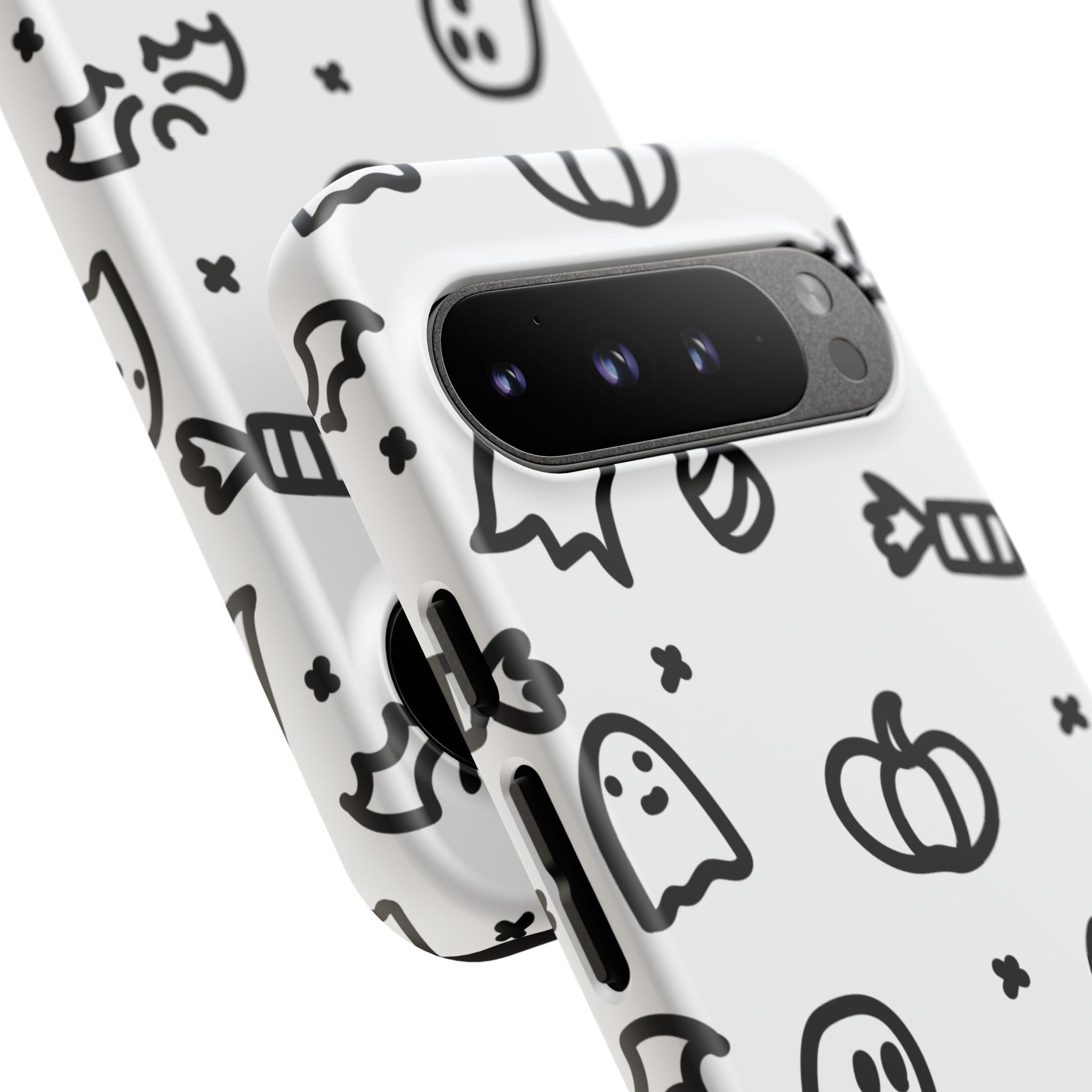 Halloween Themed Phone Case, Spooky Ghosts and Pumpkins, Fall Decor, Costume Party, Trick or Treat