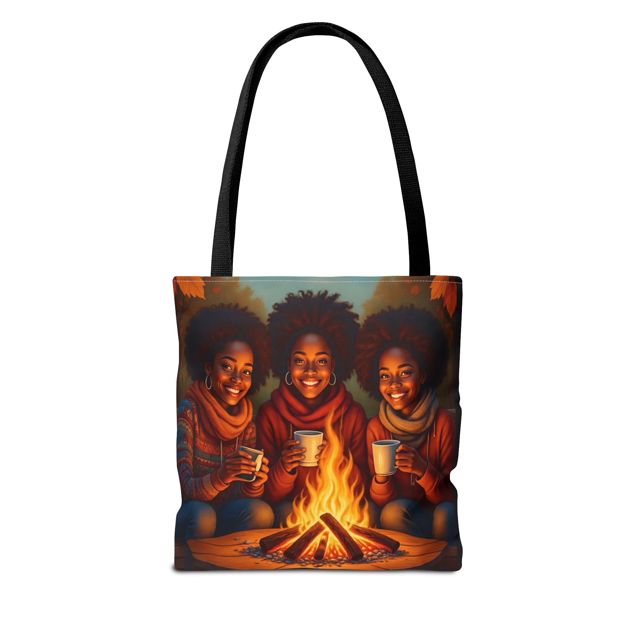 VYBZ Tote Bag - Exclusive Celebrating Sistah Circle Design Fall Bonfire