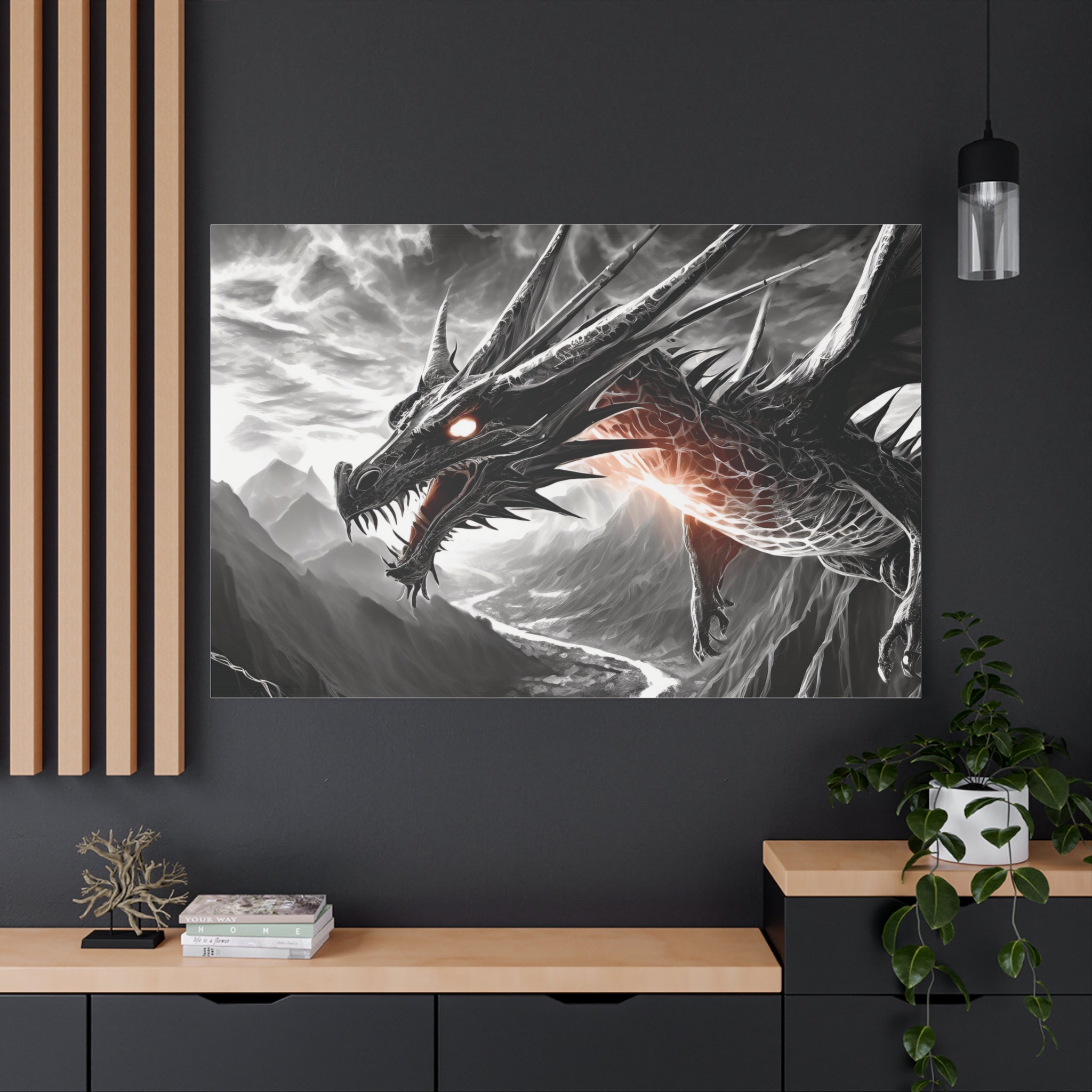 Dragon Art Canvas Print