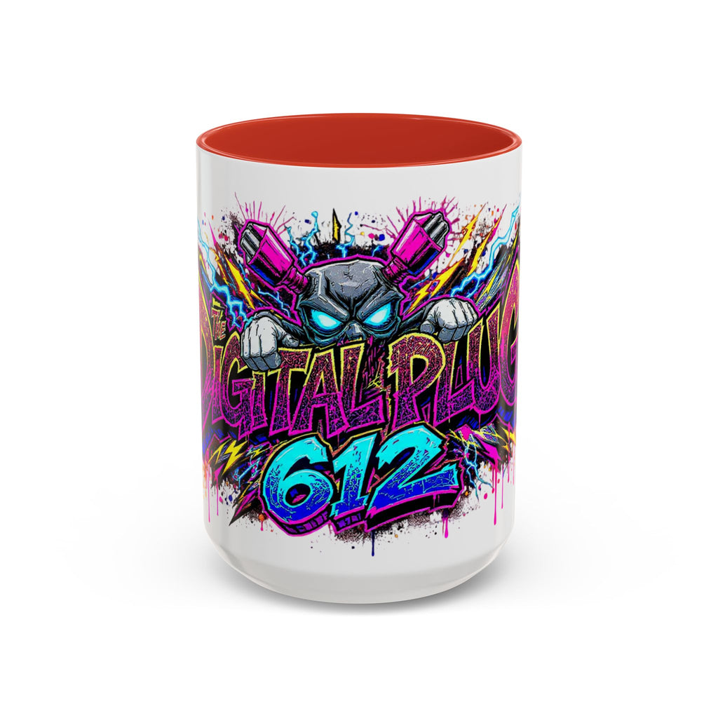 Accent Coffee Mug — The Digital Plug 612 Graphic (11/15oz)