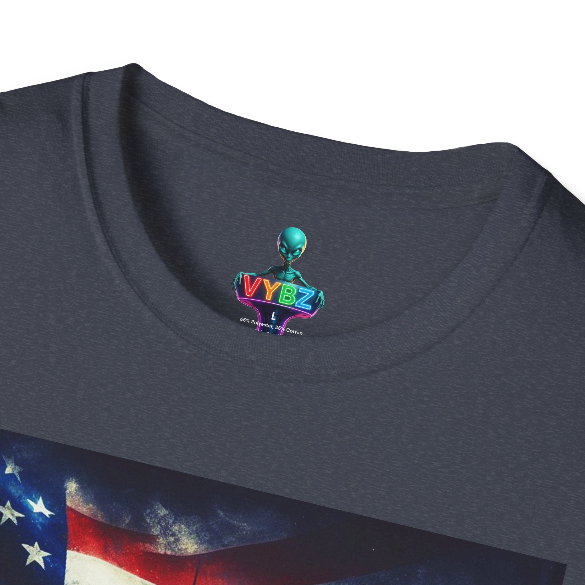 VYBZ Freedom-Themed Graphic Tee