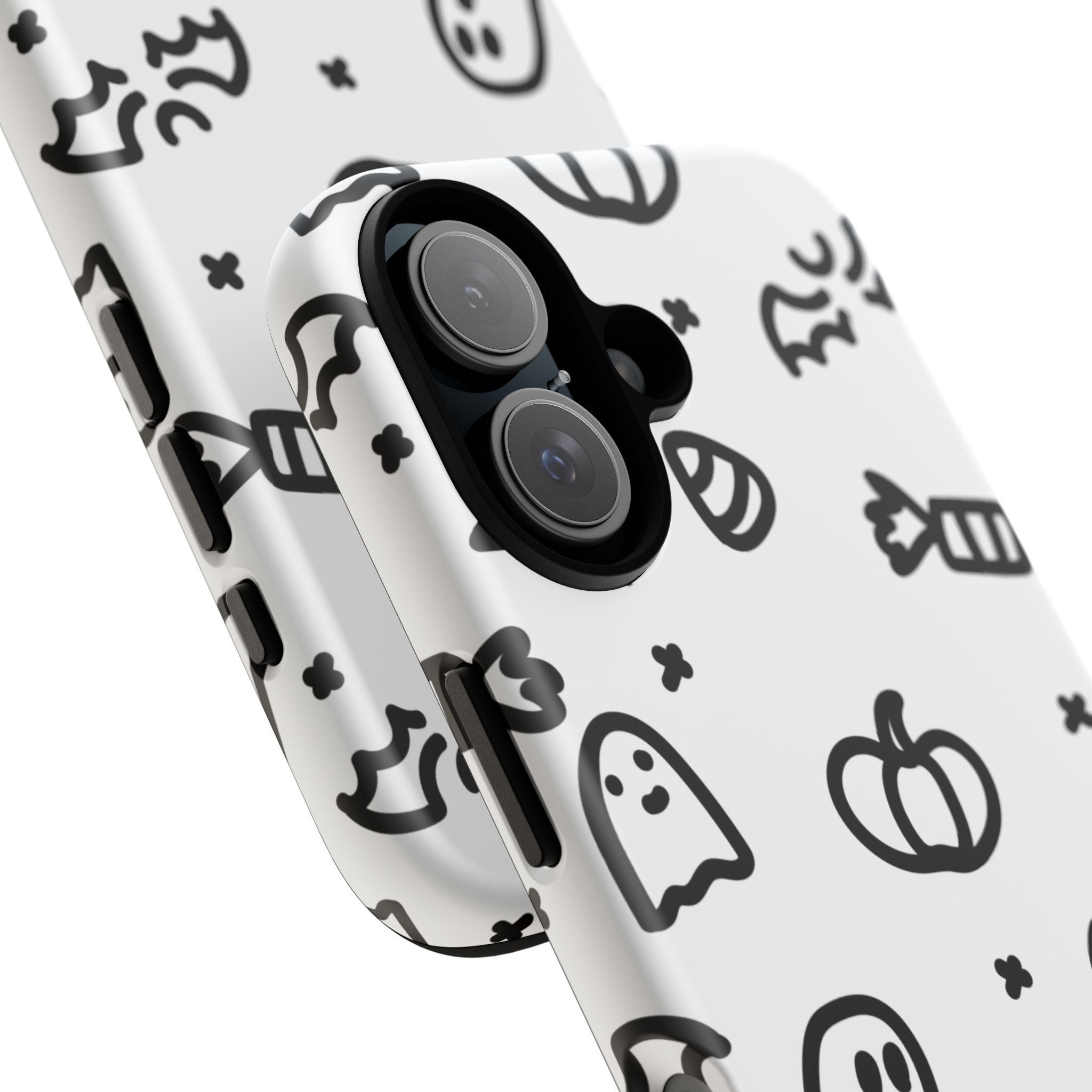 Halloween Themed Phone Case, Spooky Ghosts and Pumpkins, Fall Decor, Costume Party, Trick or Treat