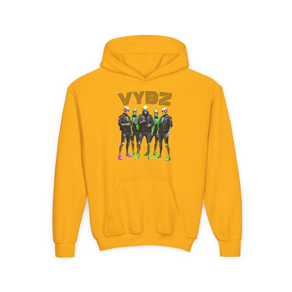VYBZ Youth Hoodie - Stylish Heavy Blend Sweatshirt for Teens, Graphic Hooded Sweatshirt, Casual Streetwear, Birthday Gift