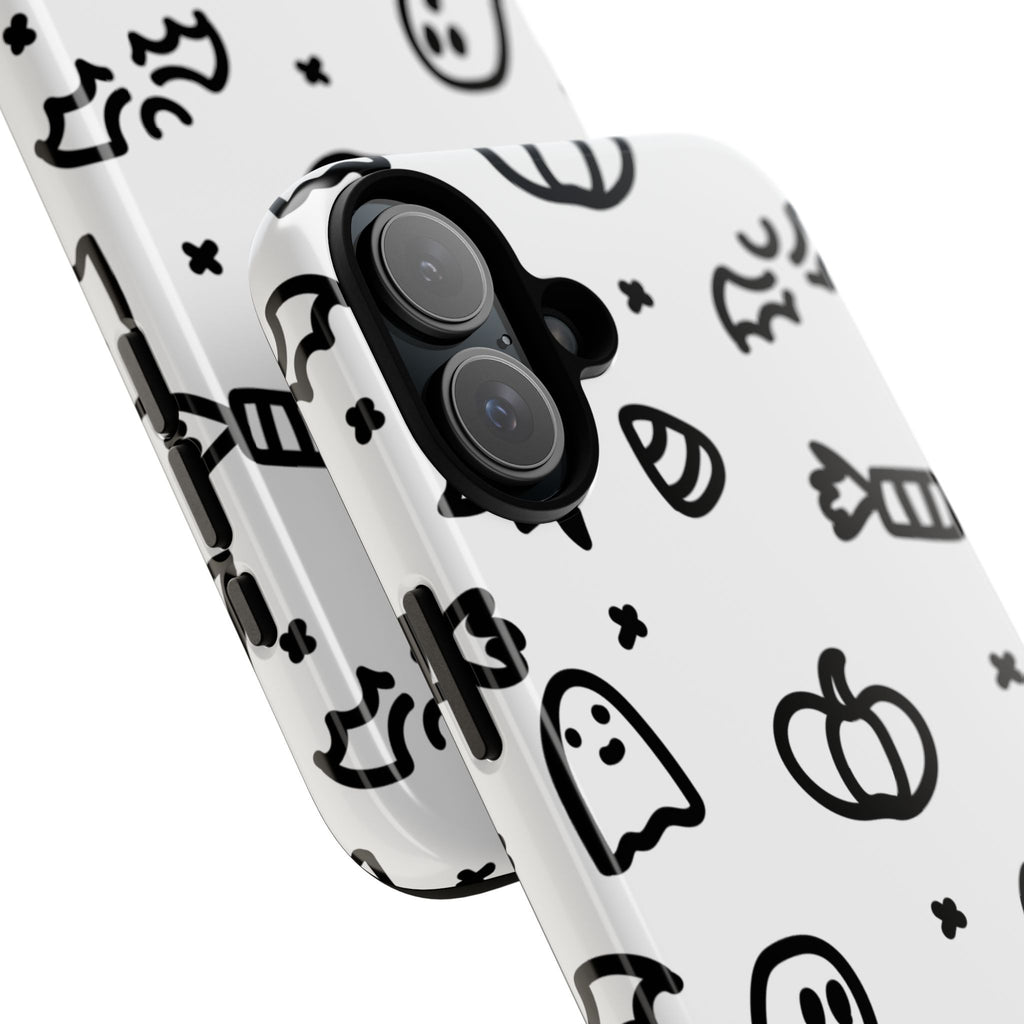 Halloween Themed Phone Case, Spooky Ghosts and Pumpkins, Fall Decor, Costume Party, Trick or Treat