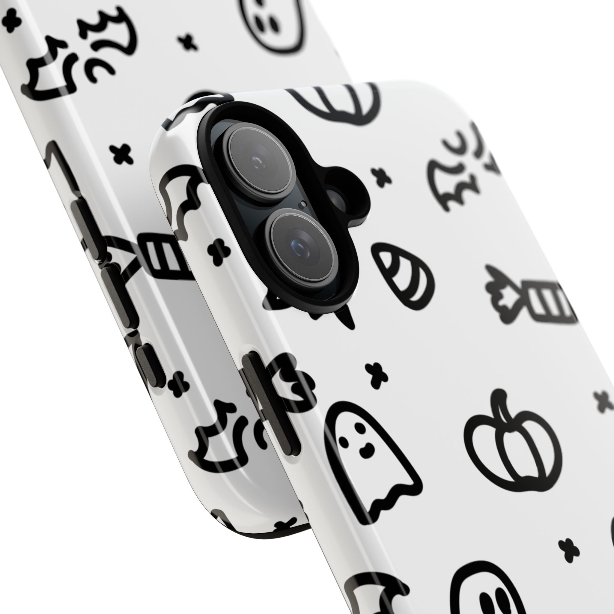 Halloween Themed Phone Case, Spooky Ghosts and Pumpkins, Fall Decor, Costume Party, Trick or Treat
