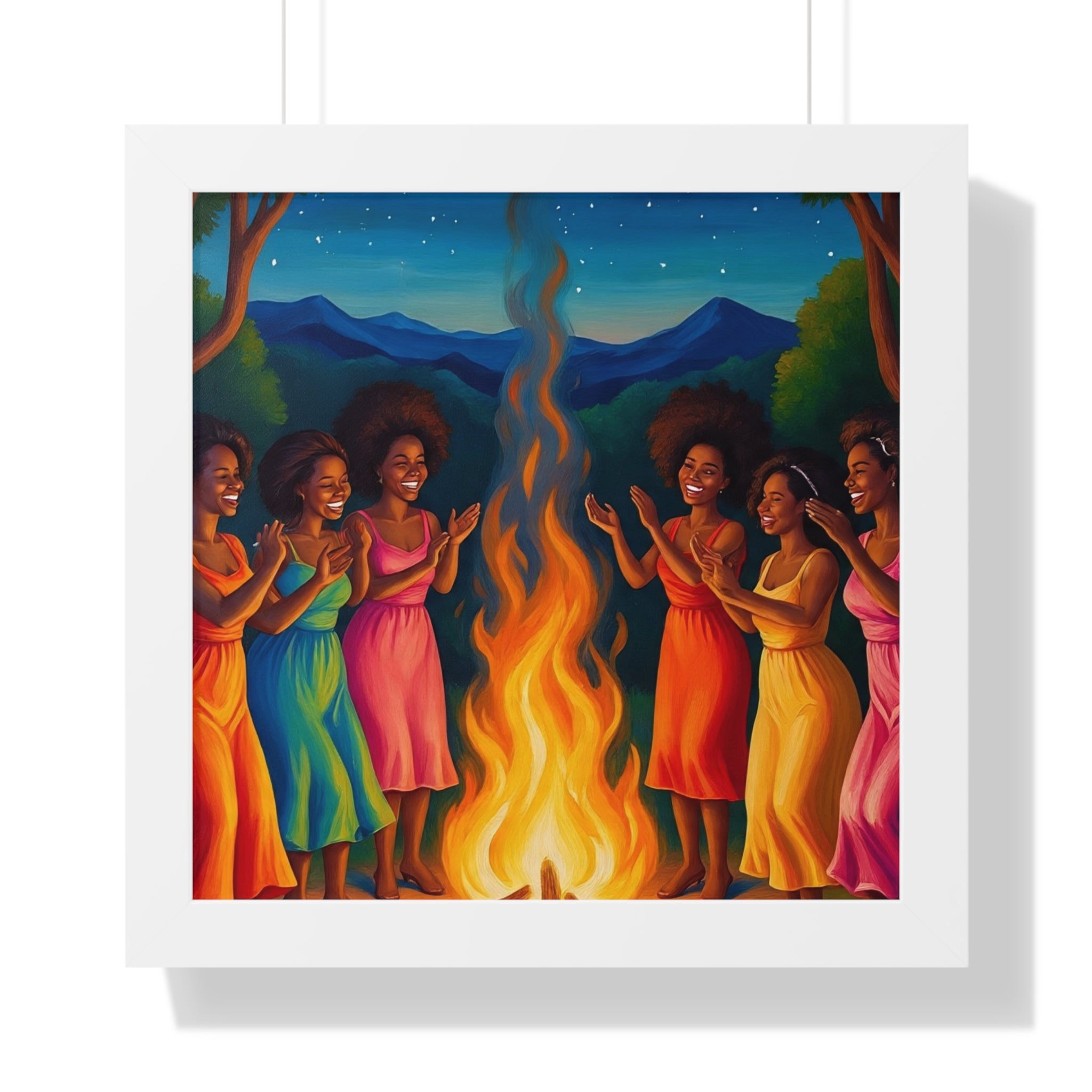 African American Women Dance Party Inspired Poster