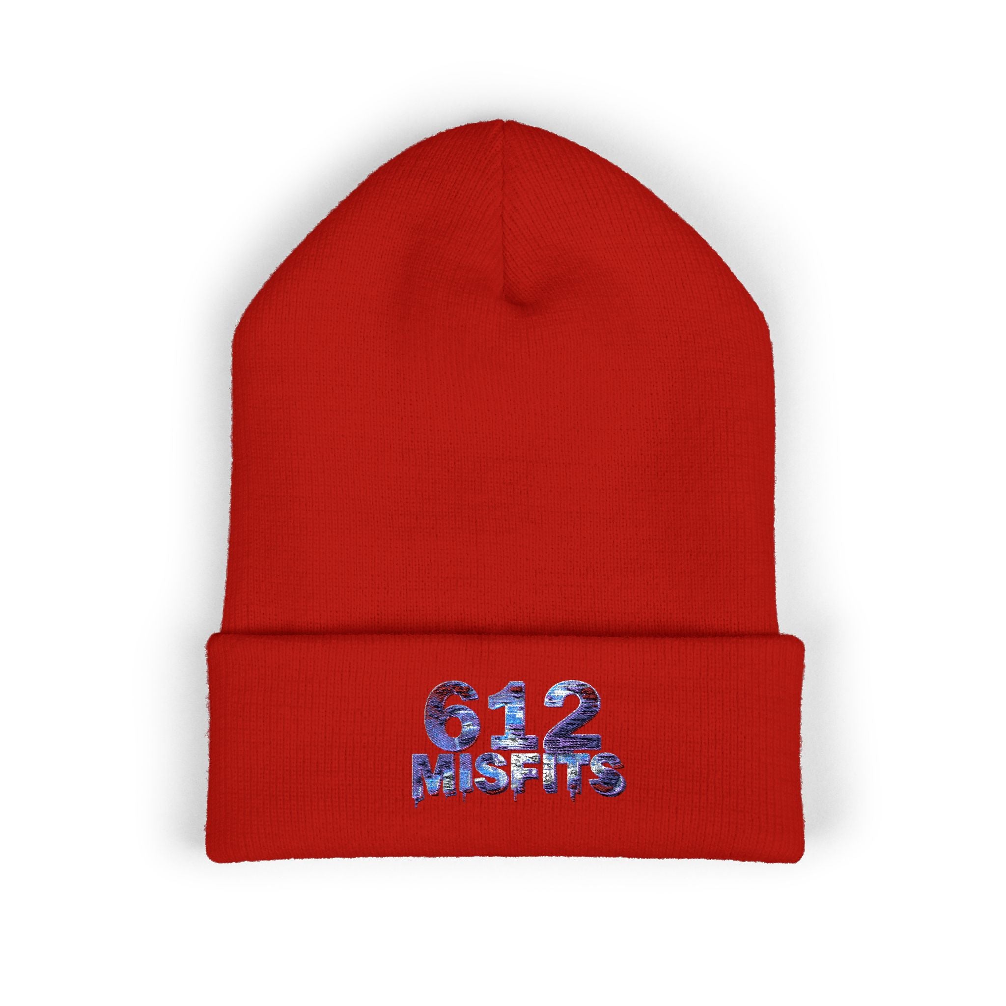 612 Misfit Embroidered Cuffed Beanie