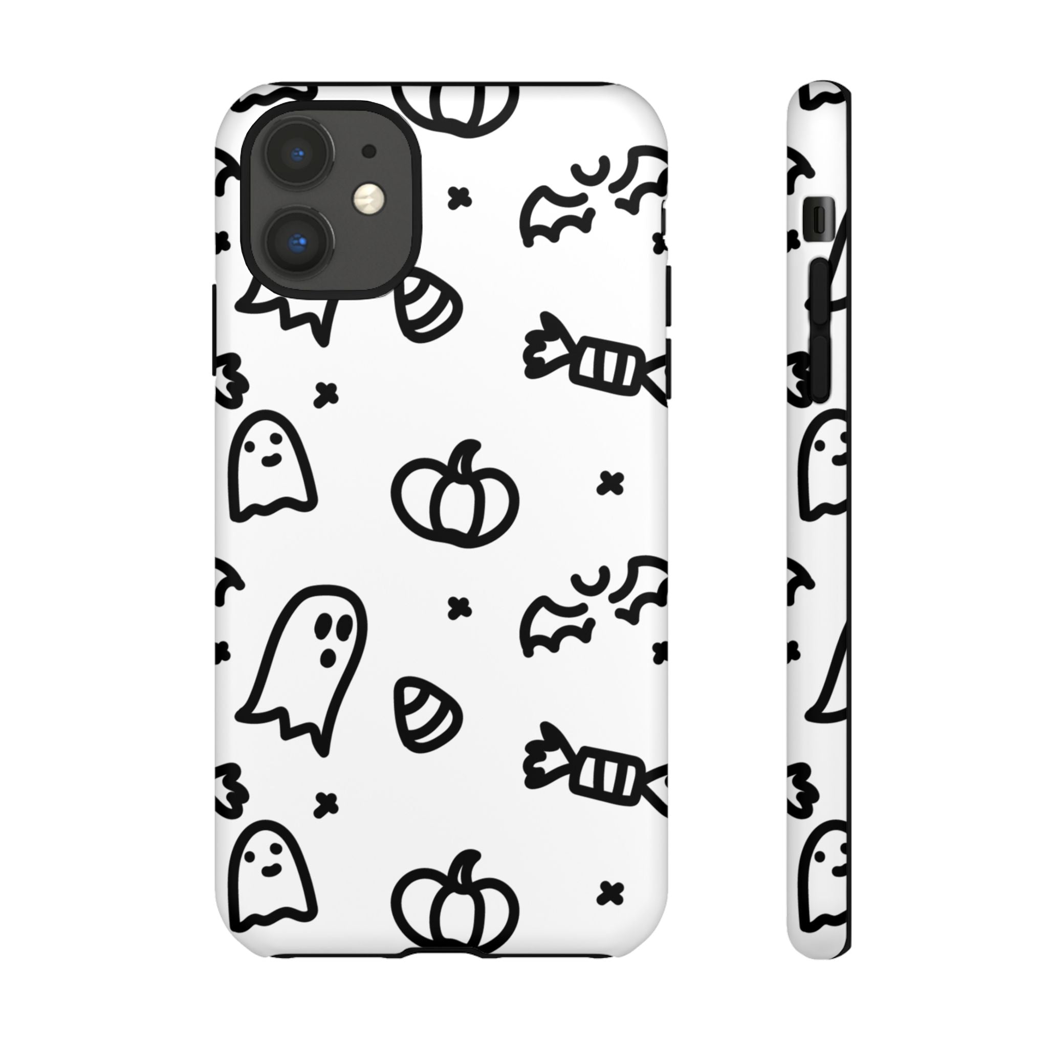 Halloween Themed Phone Case, Spooky Ghosts and Pumpkins, Fall Decor, Costume Party, Trick or Treat
