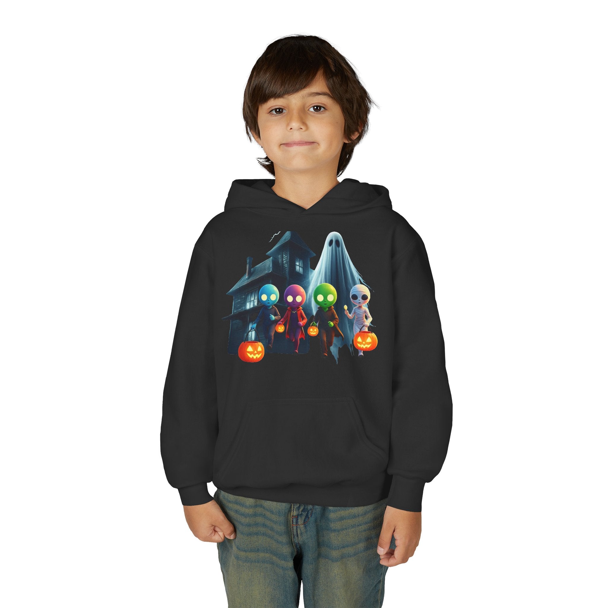 VYBZ "Aliens & Ghost" Youth Hooded Sweatshirt