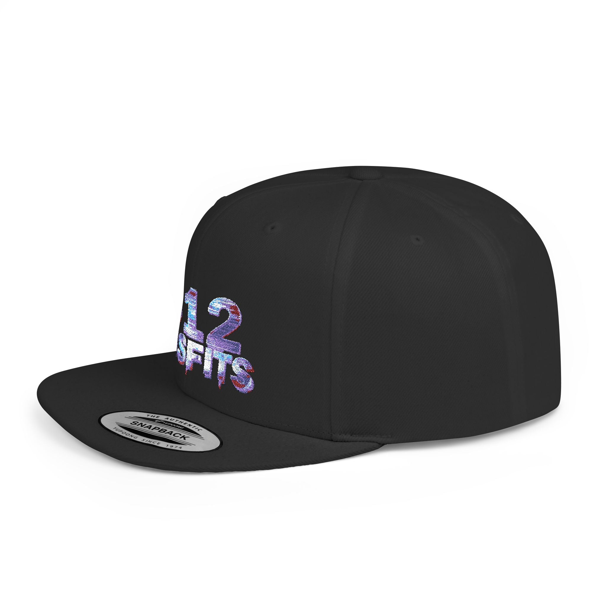 612 Misfits Flat Bill Snapback Hat – Retro Graphic Streetwear Cap