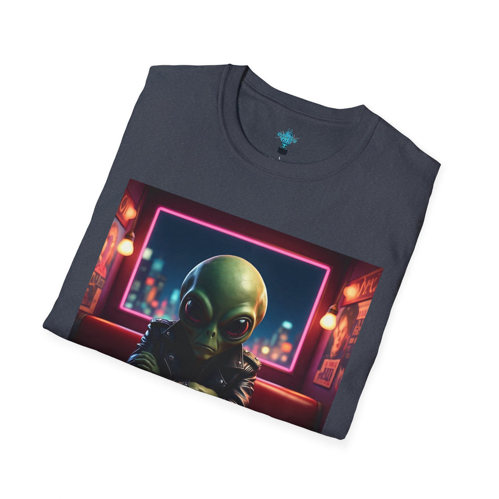 VYBZ "I Need a Hug From A Bad B*tch" T-Shirt, Funny Tee for Alien Lovers, Unisex Graphic Shirt, Gift for Friends, Casual Wear, Cool Humor Wear