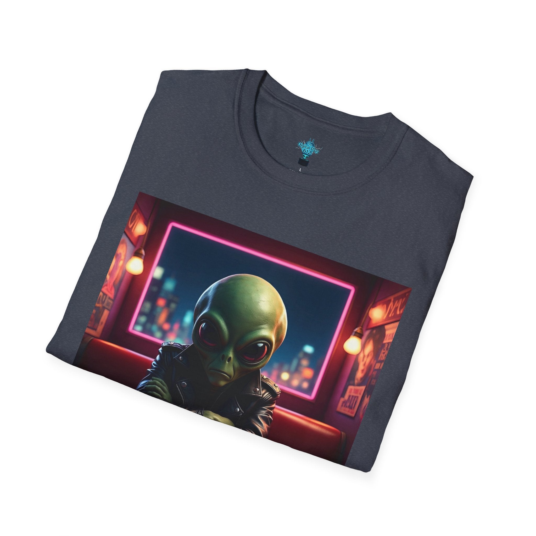 VYBZ "I Need a Hug From A Bad B*tch" T-Shirt, Funny Tee for Alien Lovers, Unisex Graphic Shirt, Gift for Friends, Casual Wear, Cool Humor Wear