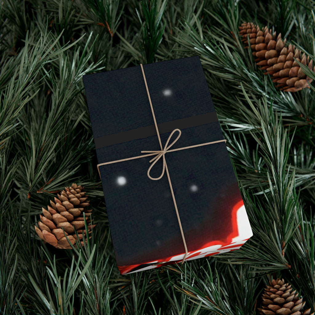 Vintage Santa's Bag Gift Wrap Papers, Holiday Wrapping Paper, Christmas Gift Wrap, Festive Gift Wrap, Retro Santa Paper