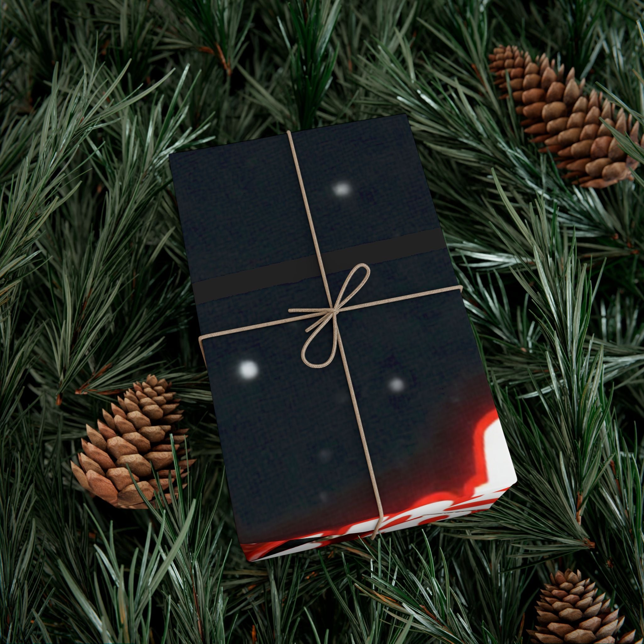 Vintage Santa's Bag Gift Wrap Papers, Holiday Wrapping Paper, Christmas Gift Wrap, Festive Gift Wrap, Retro Santa Paper