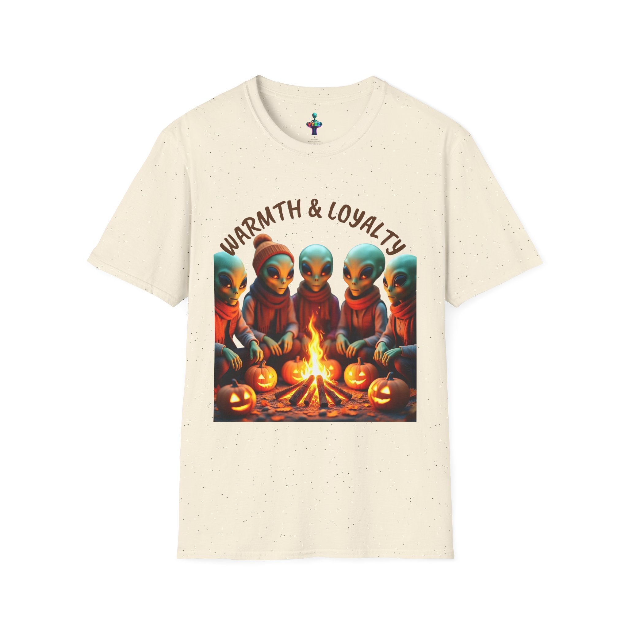 VYBZ Cozy Alien Campfire T-Shirt