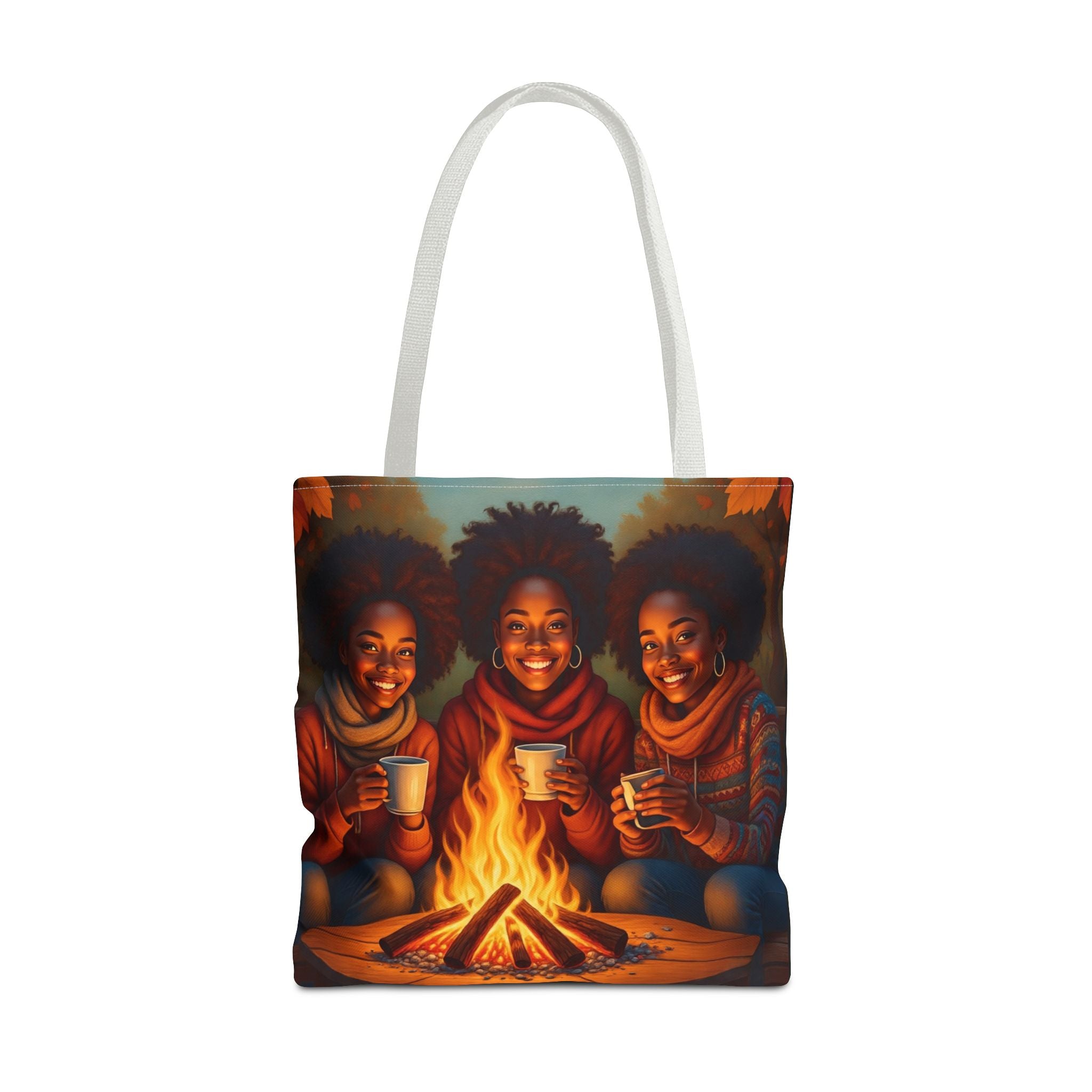 VYBZ Tote Bag - Exclusive Celebrating Sistah Circle Design Fall Bonfire