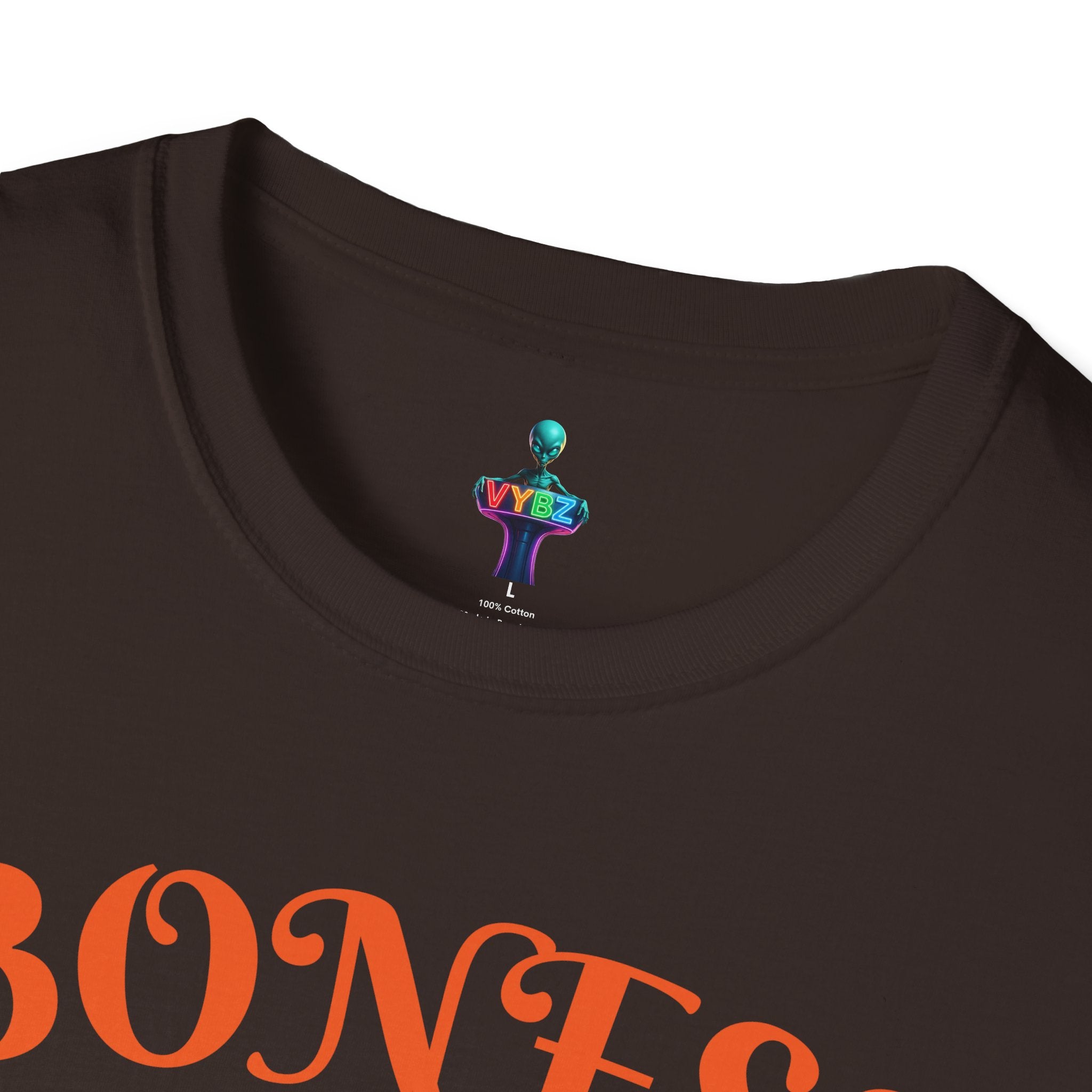 Softstyle T-Shirt with VYBZ Dogs Playing Dominos Urban Slang Design