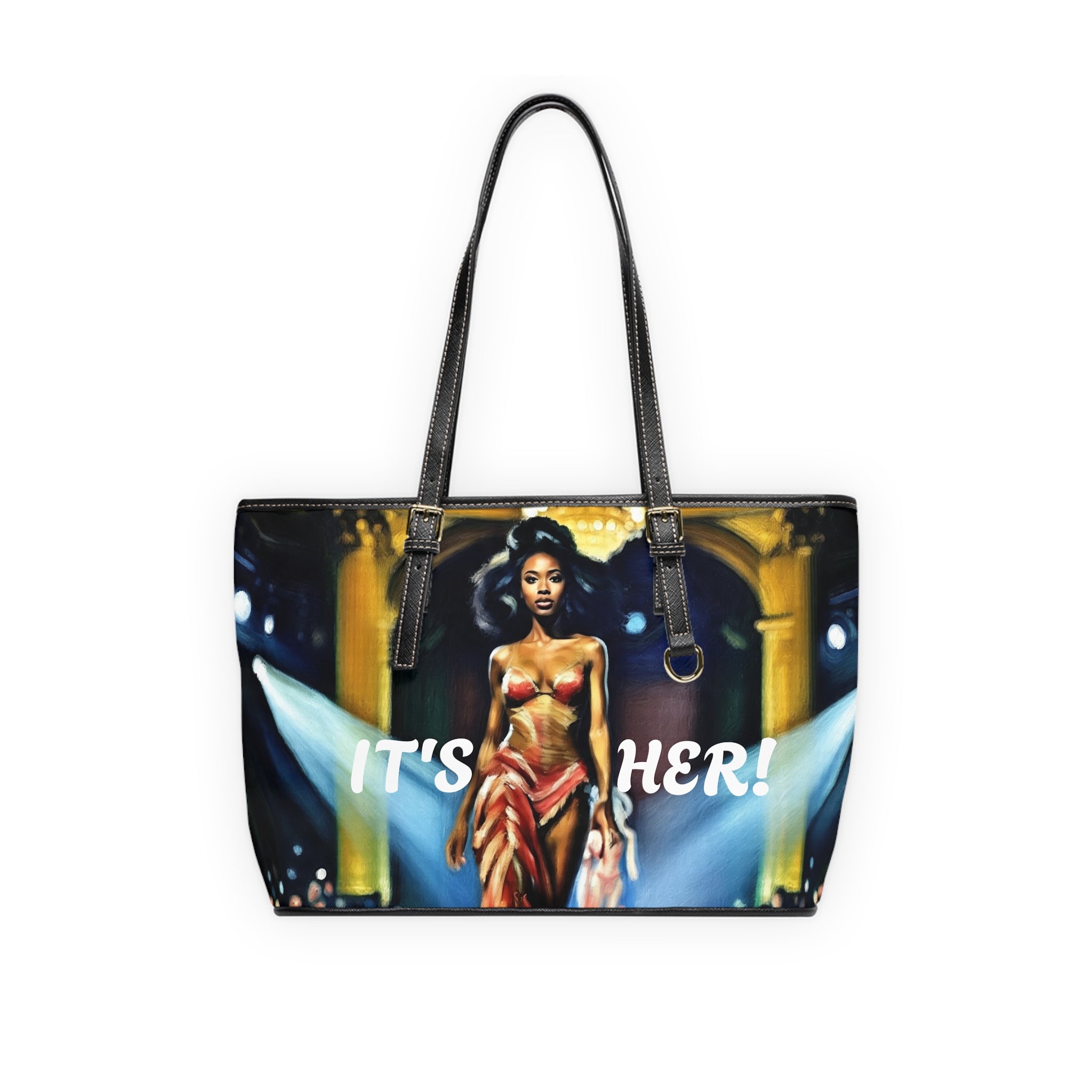 VYBZ "It's Her!/She's Here! Leather Shoulder Bag