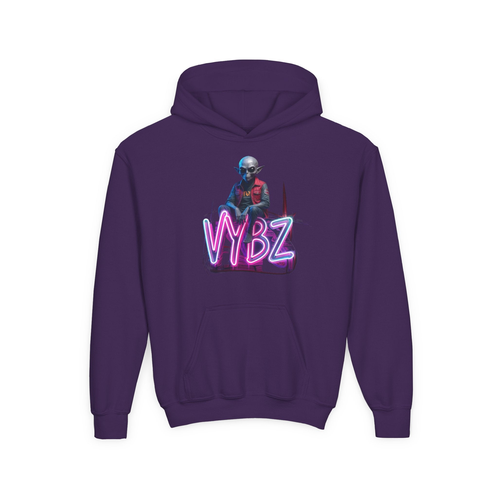 VYBZ Alien Youth Heavy Blend Hooded Sweatshirt, Cozy Streetwear, Perfect for Teens, Gifts for Holidays and Occasions, Casual [...]