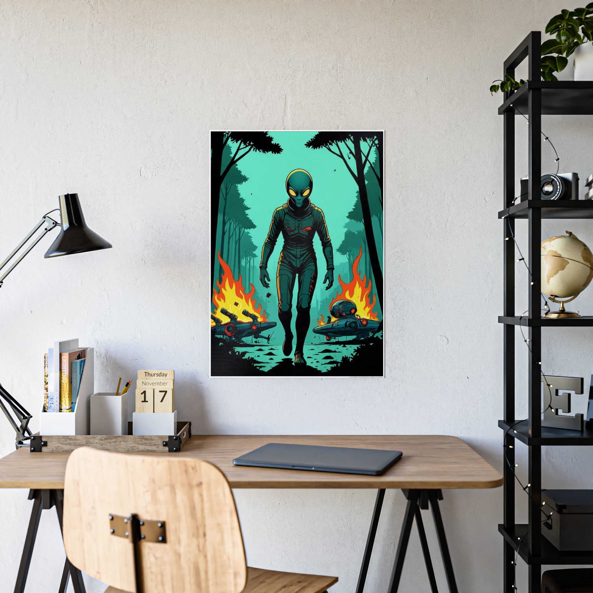 Glossy Alien Poster
