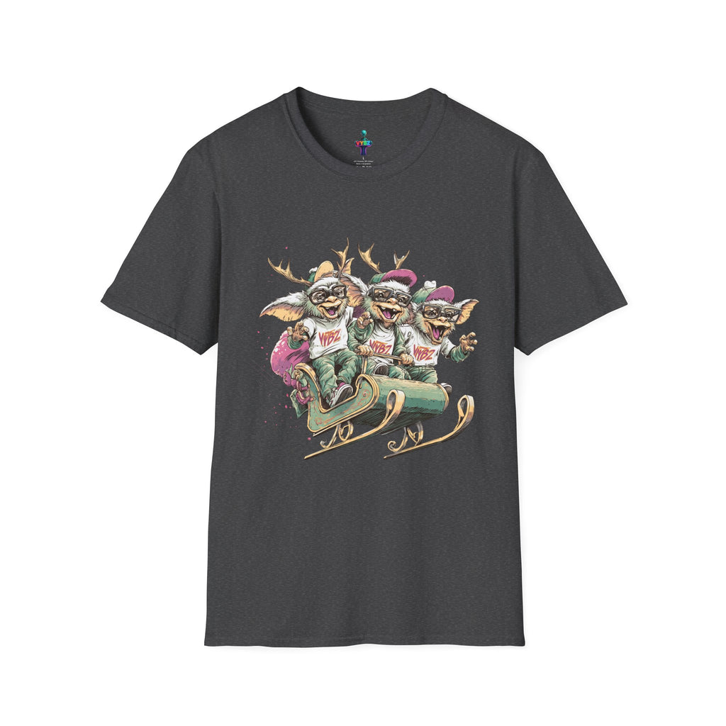 Christmas Gremlin Trio Sleigh T-Shirt