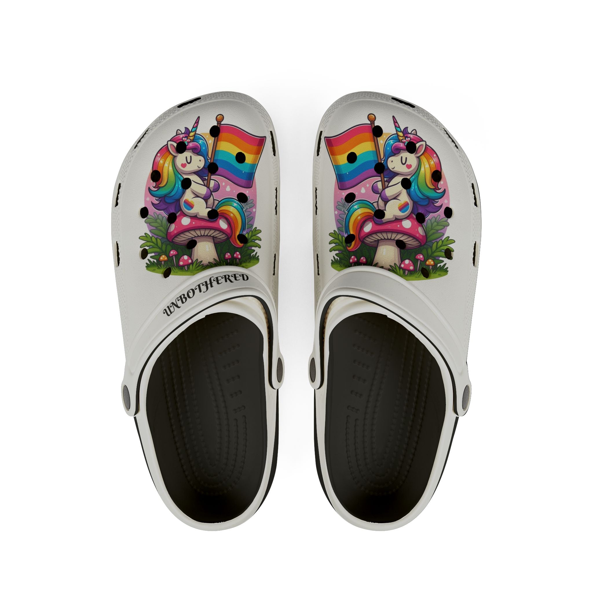 Rainbow Unicorn Foam Clogs