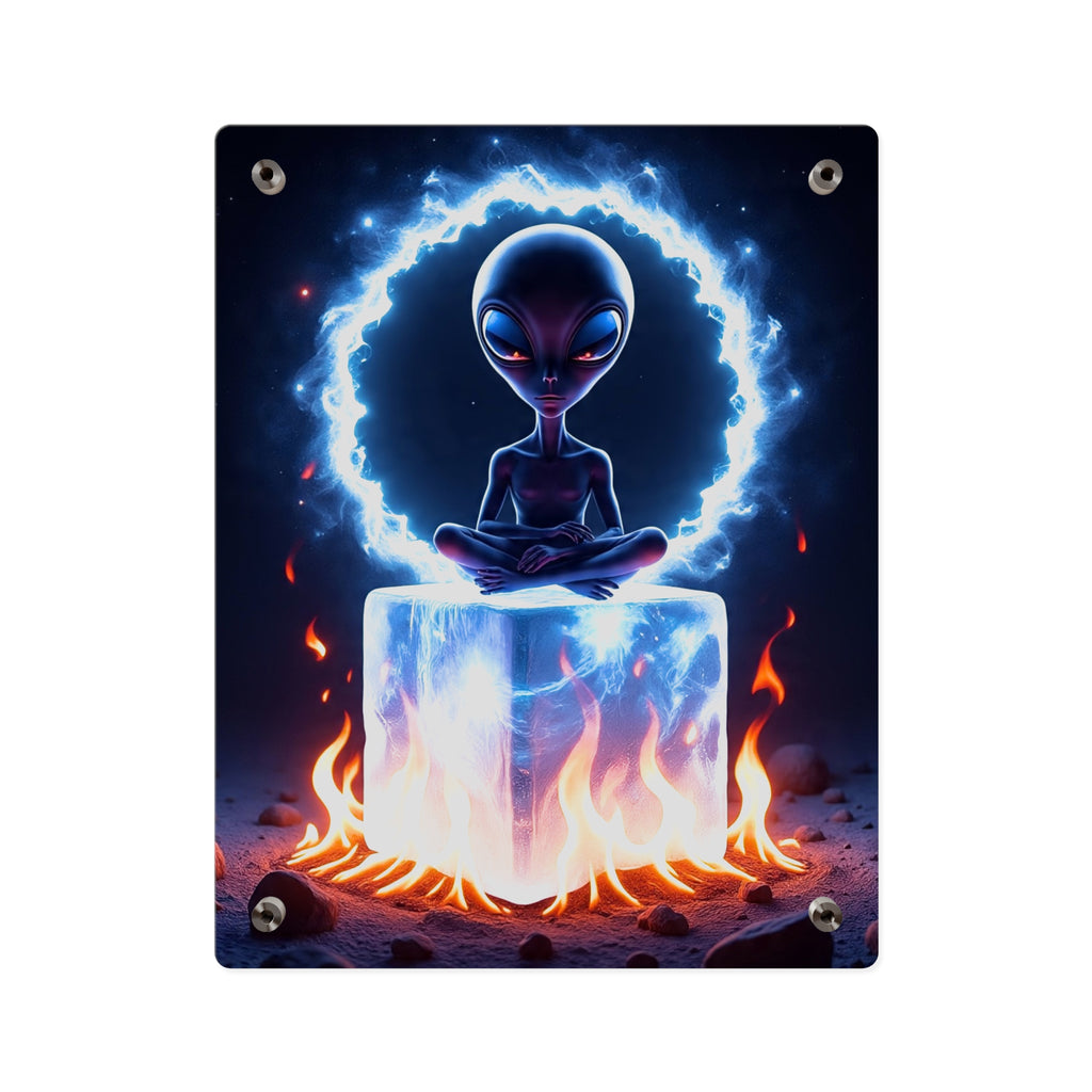 Cosmic Alien Acrylic Wall Art
