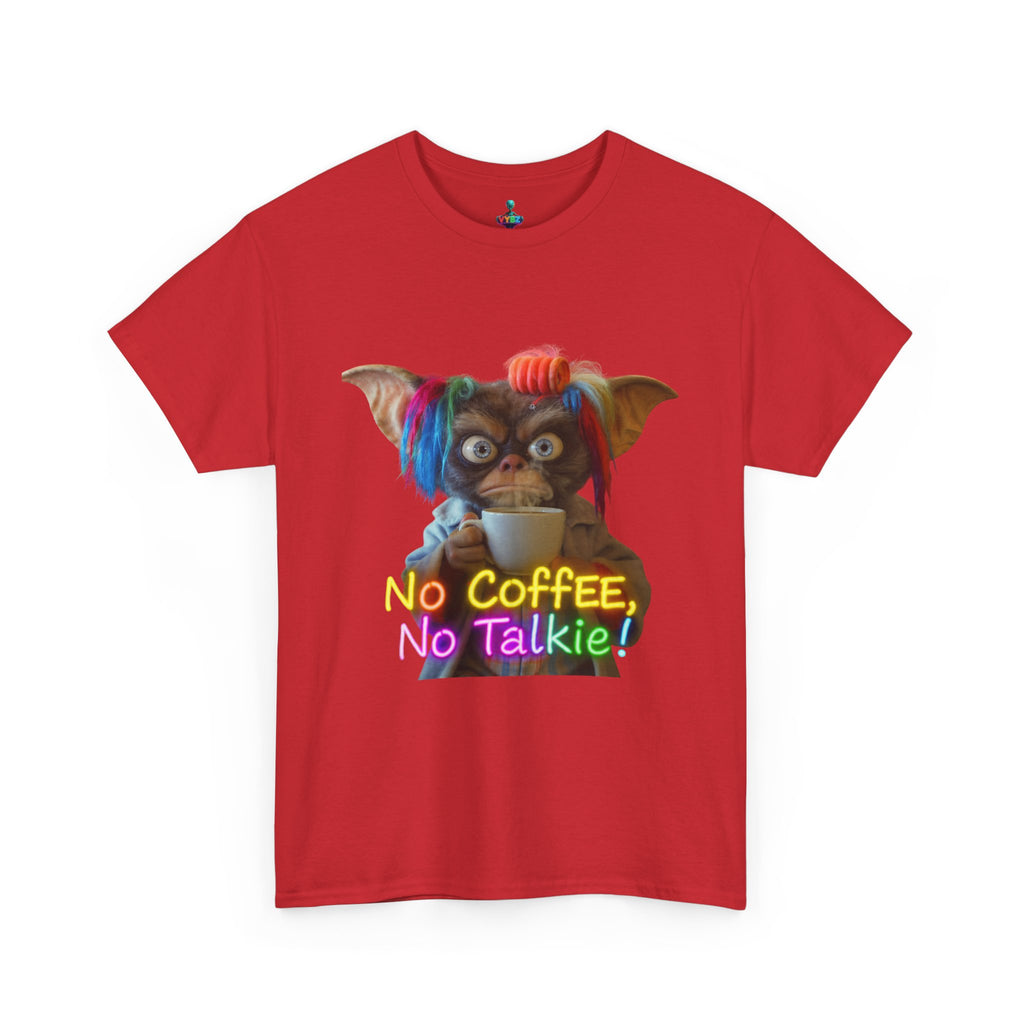 No Coffee, No Talkie Tee — Cute Gremlin Coffee Morning Shirt