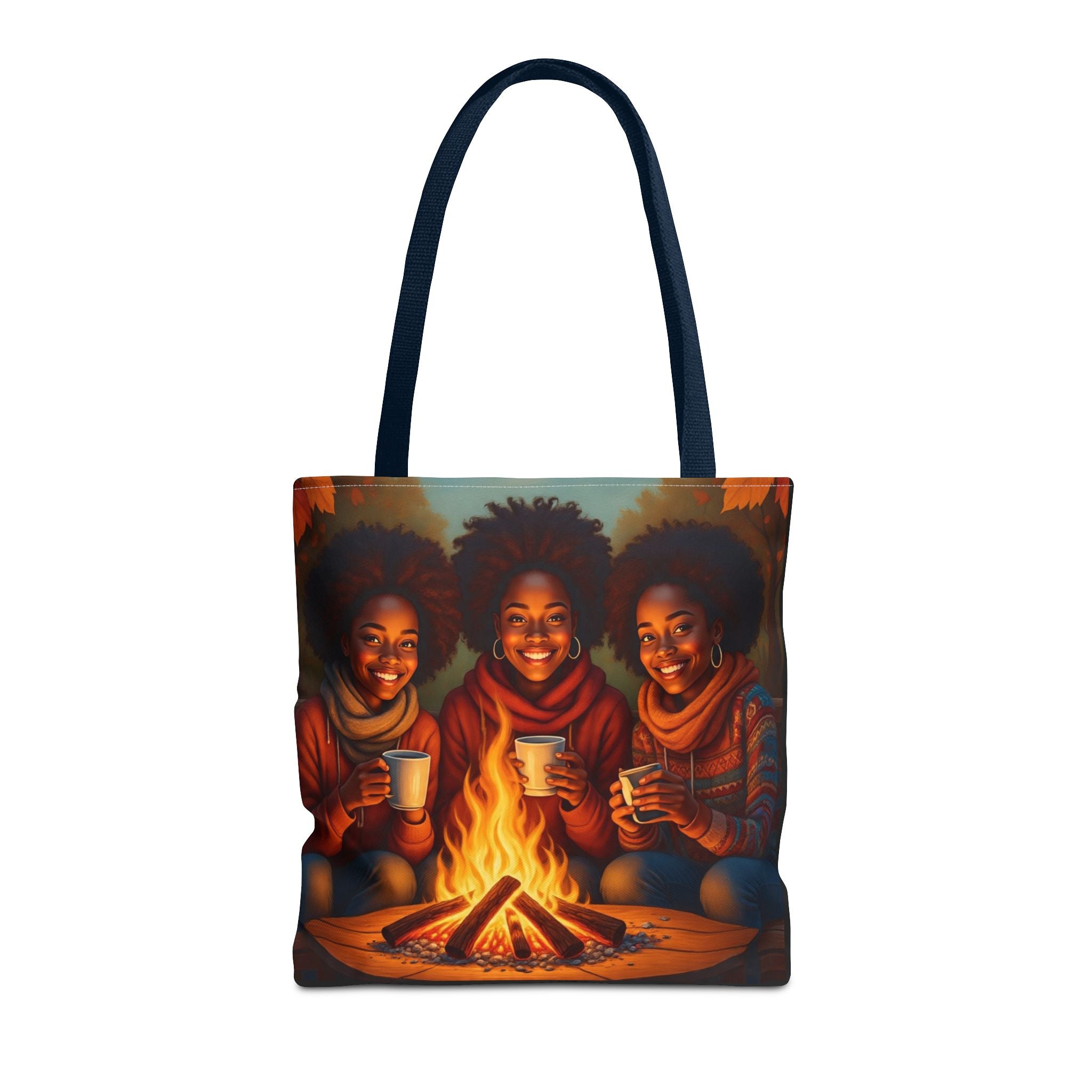 VYBZ Tote Bag - Exclusive Celebrating Sistah Circle Design Fall Bonfire