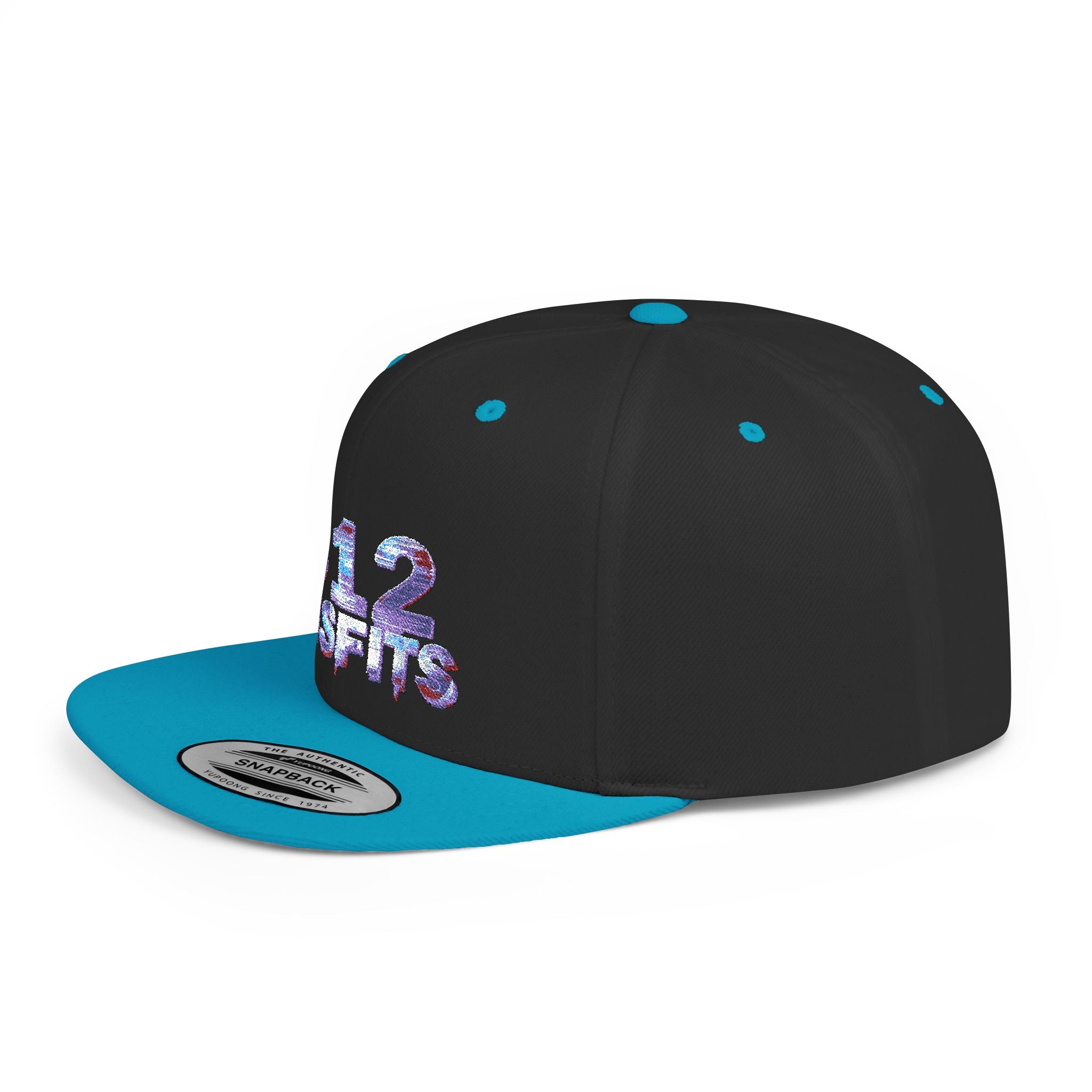 612 Misfits Flat Bill Snapback Hat – Retro Graphic Streetwear Cap