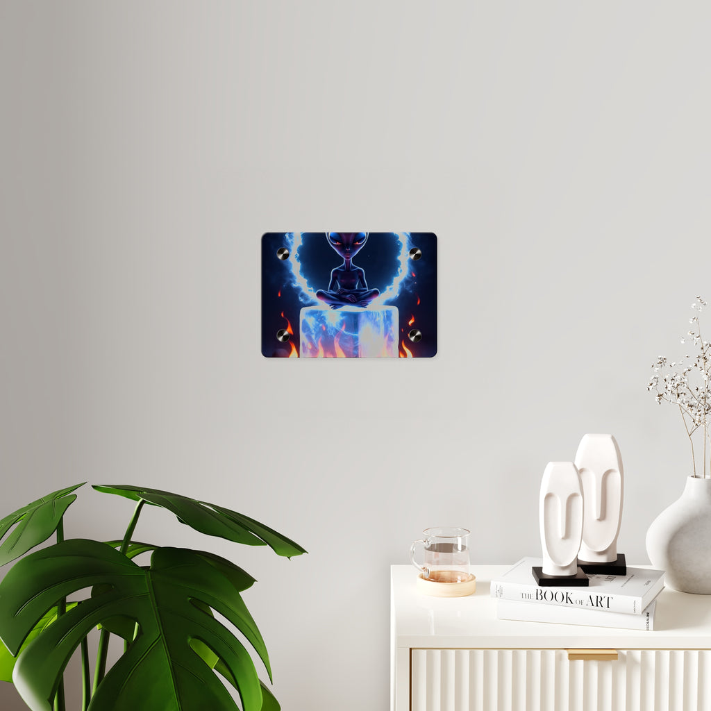 Cosmic Alien Acrylic Wall Art