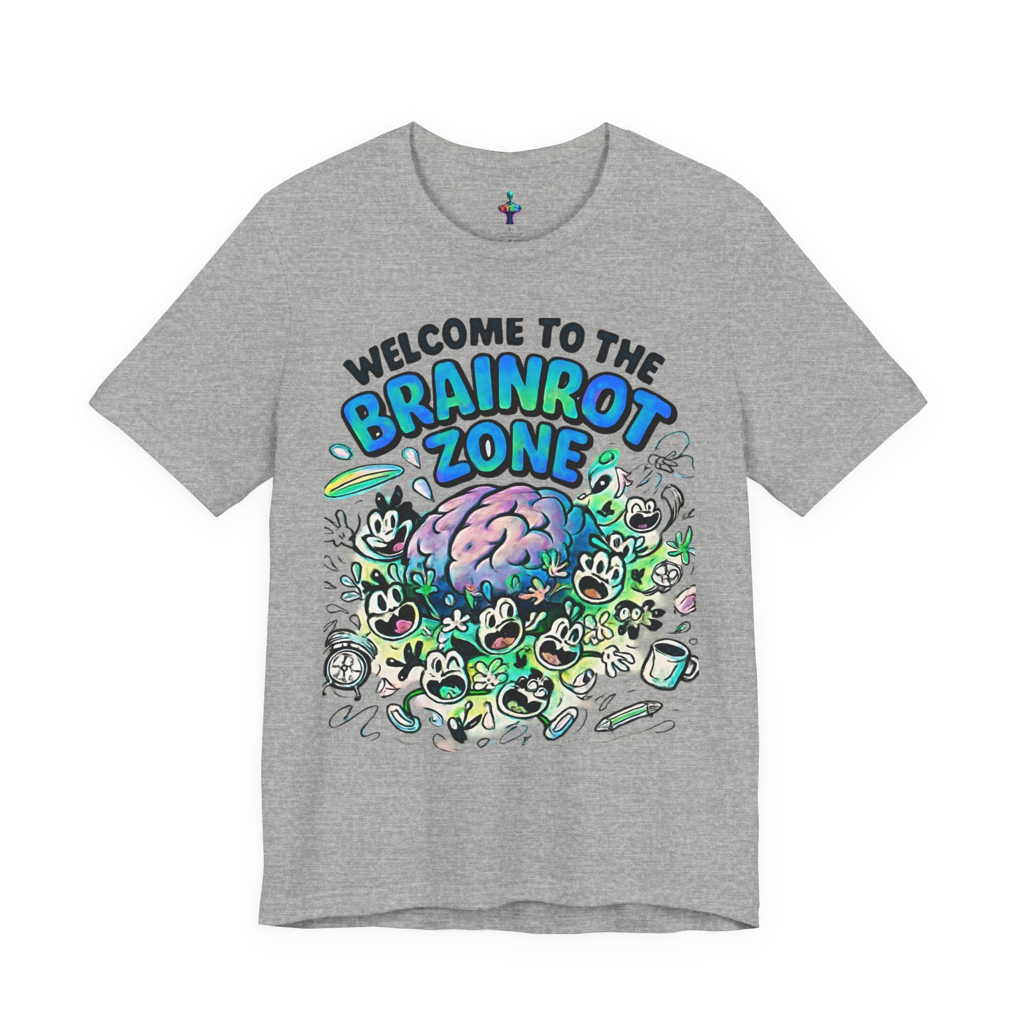 Brainrot Zone Unisex Jersey Short Sleeve Tee
