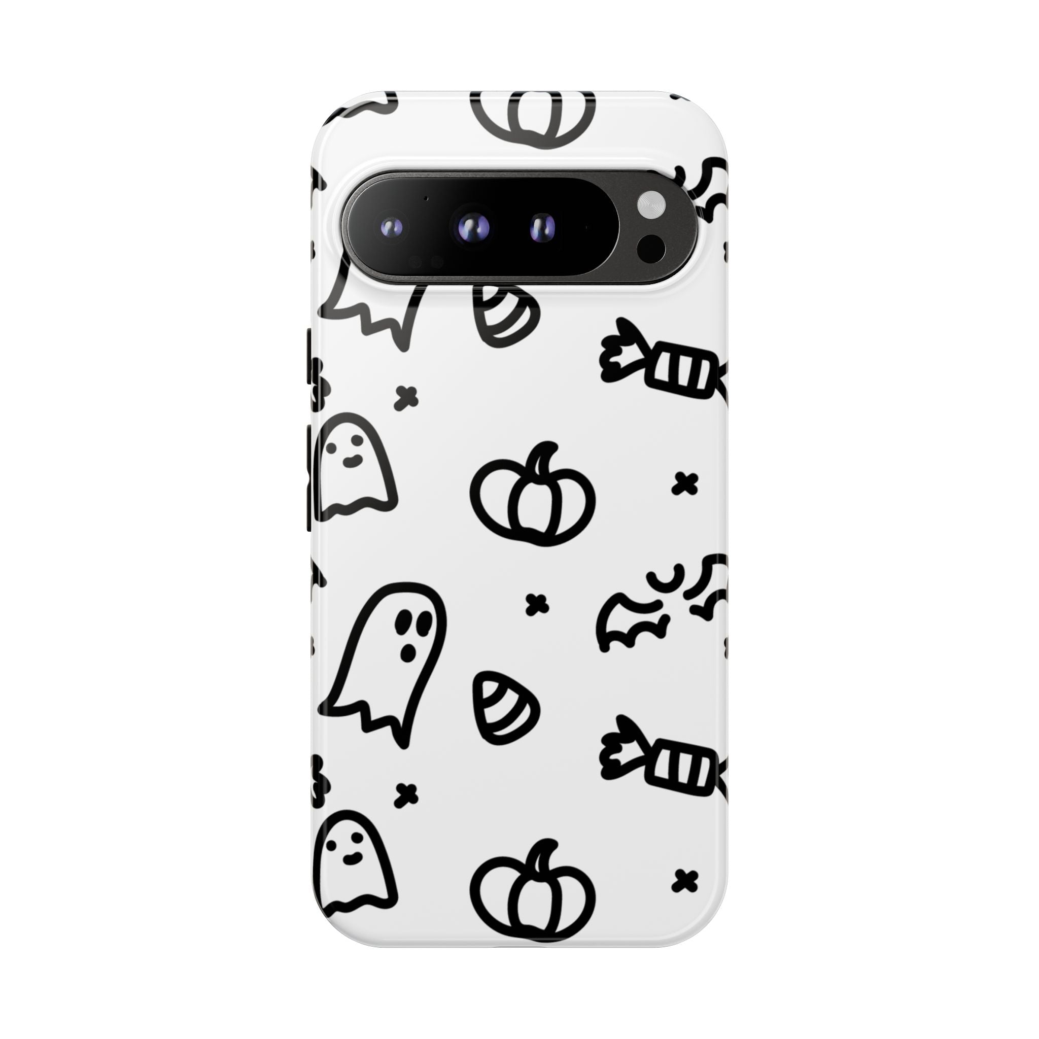 Halloween Themed Phone Case, Spooky Ghosts and Pumpkins, Fall Decor, Costume Party, Trick or Treat