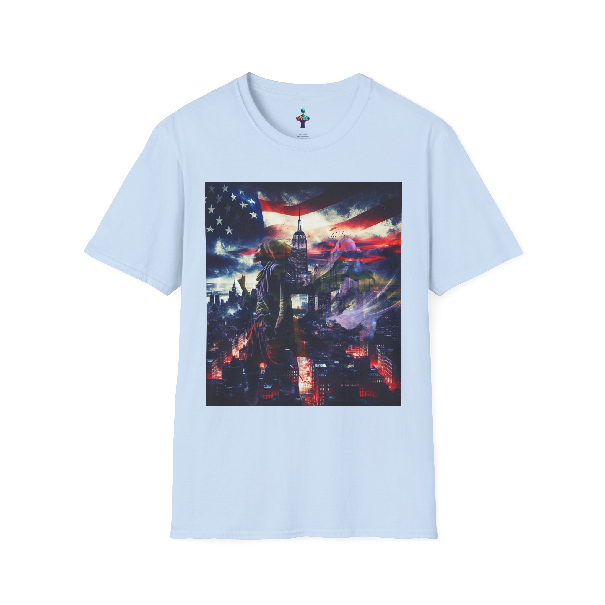 VYBZ Freedom-Themed Graphic Tee