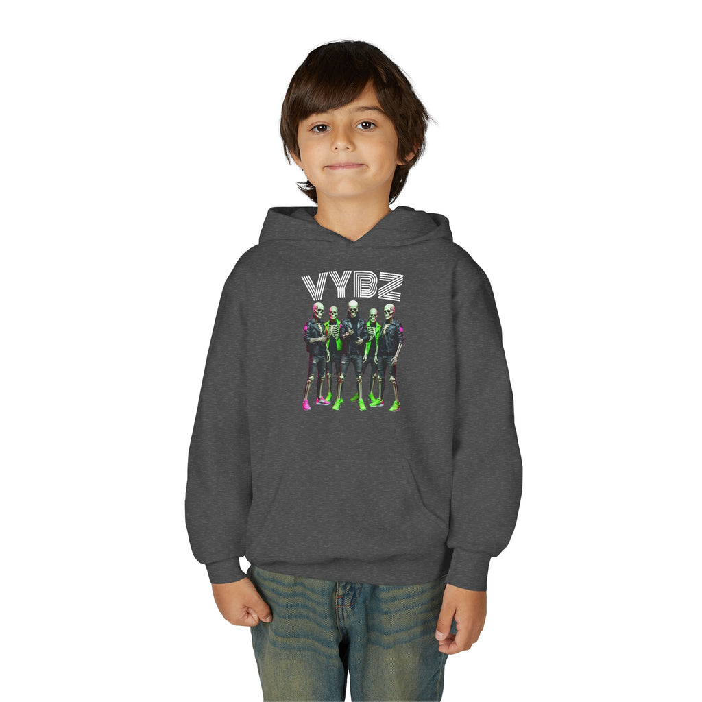 VYBZ Youth Hoodie - Stylish Heavy Blend Sweatshirt for Teens, Graphic Hooded Sweatshirt, Casual Streetwear, Birthday Gift