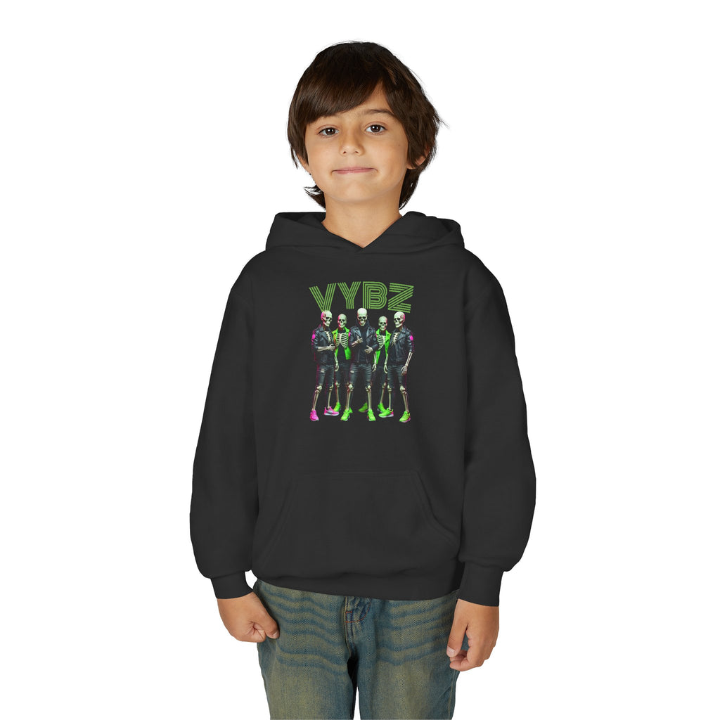 VYBZ Youth Hoodie - Stylish Heavy Blend Sweatshirt for Teens, Graphic Hooded Sweatshirt, Casual Streetwear, Birthday Gift