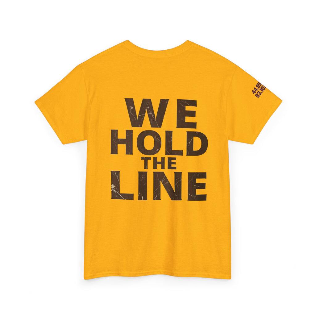 Rebel North Star T-Shirt — 'North Star Rebel' Front & 'We Hold The Line' Back Graphic Tee