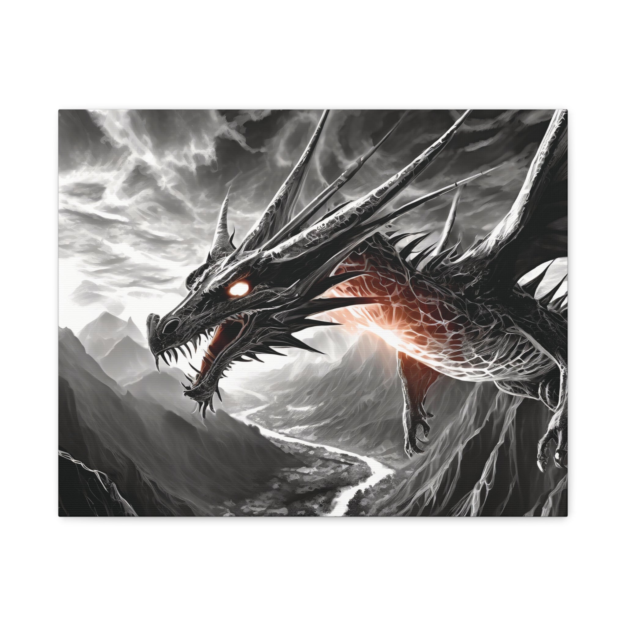 Dragon Art Canvas Print