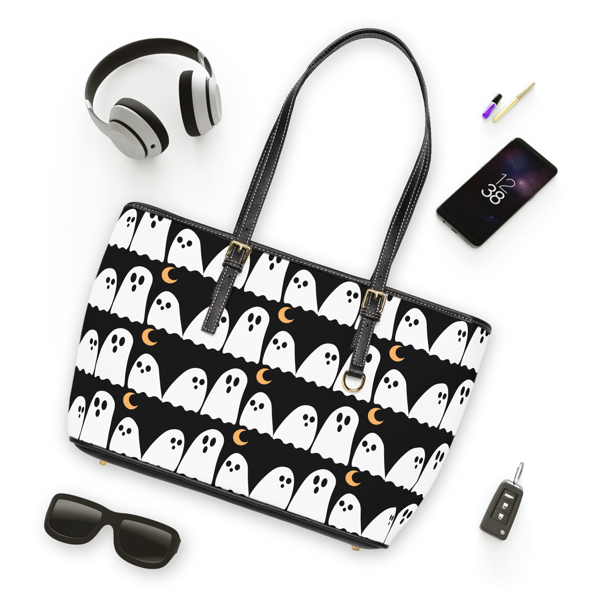 VYBZ Shoulder Bag - Exclusive Ghost Design Spooky Season Cute