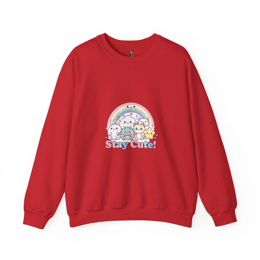 Candy Kawaii Rainbow Crewneck Sweatshirt | pastel kawaii aesthetic