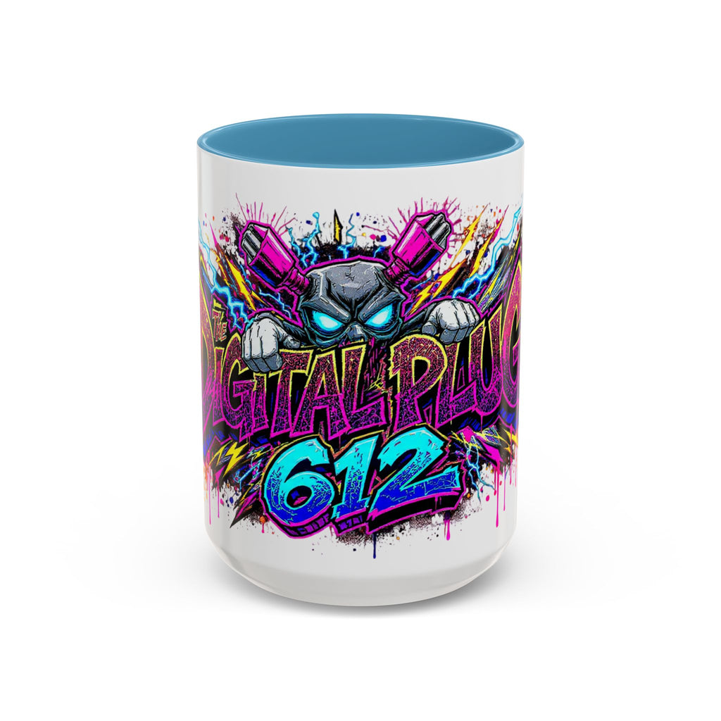 Accent Coffee Mug — The Digital Plug 612 Graphic (11/15oz)